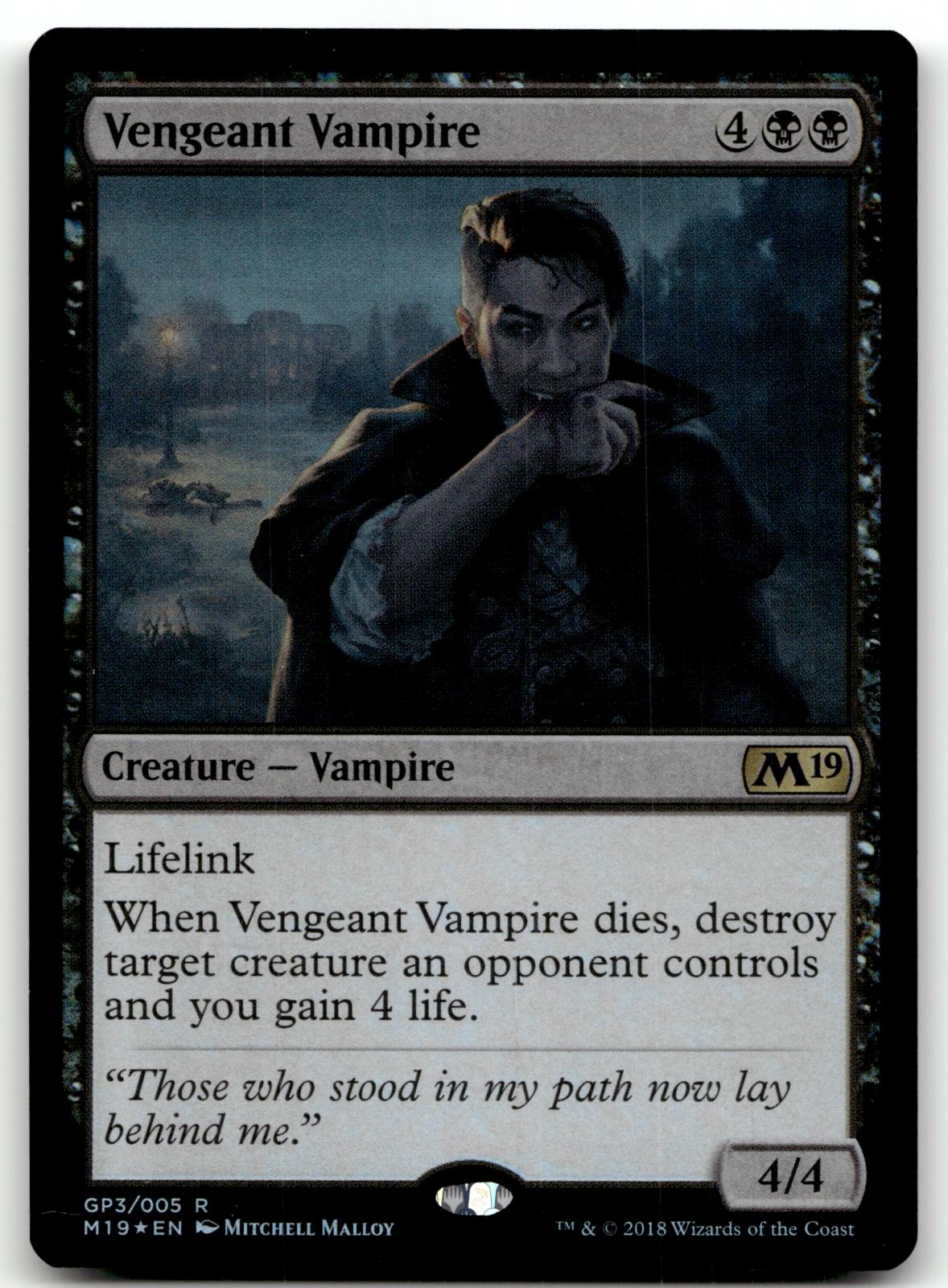 Vengeant Vampire (2018 Gift Pack) GP3 Gift Boxes and Promos Magic: The Gathering Foil NM