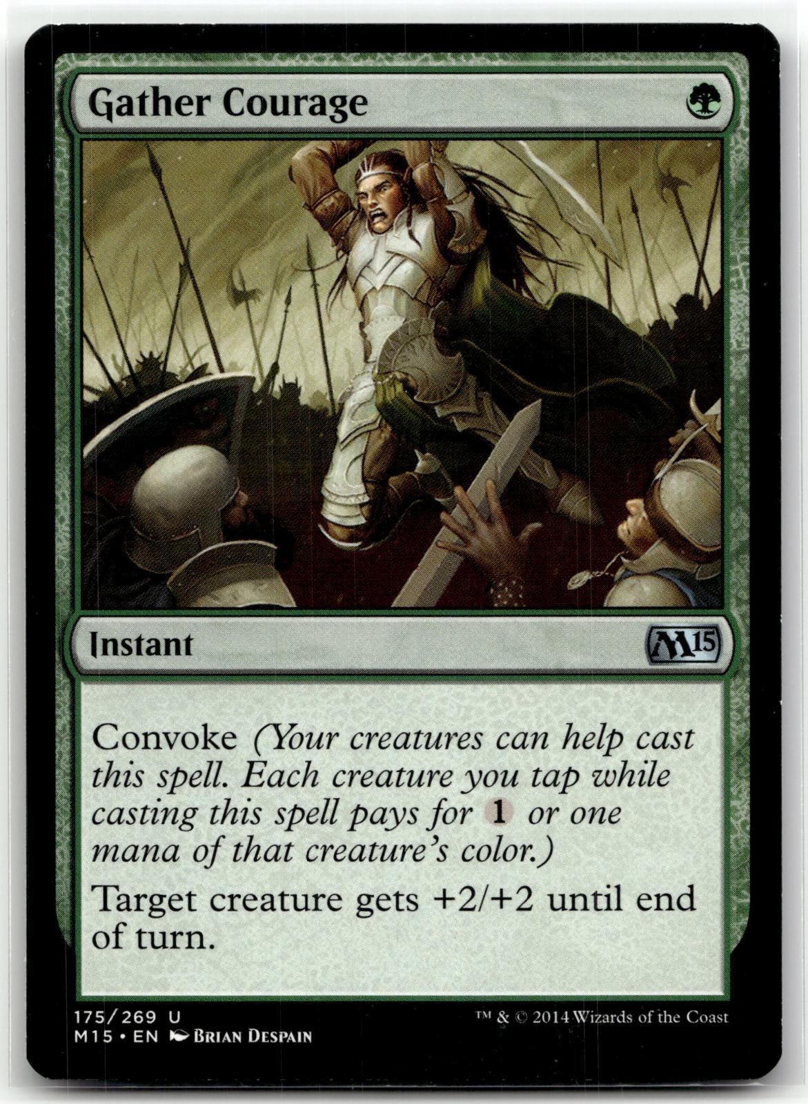 Gather Courage 175 Uncommon Magic 2015 (M15) Magic: The Gathering Near Mint