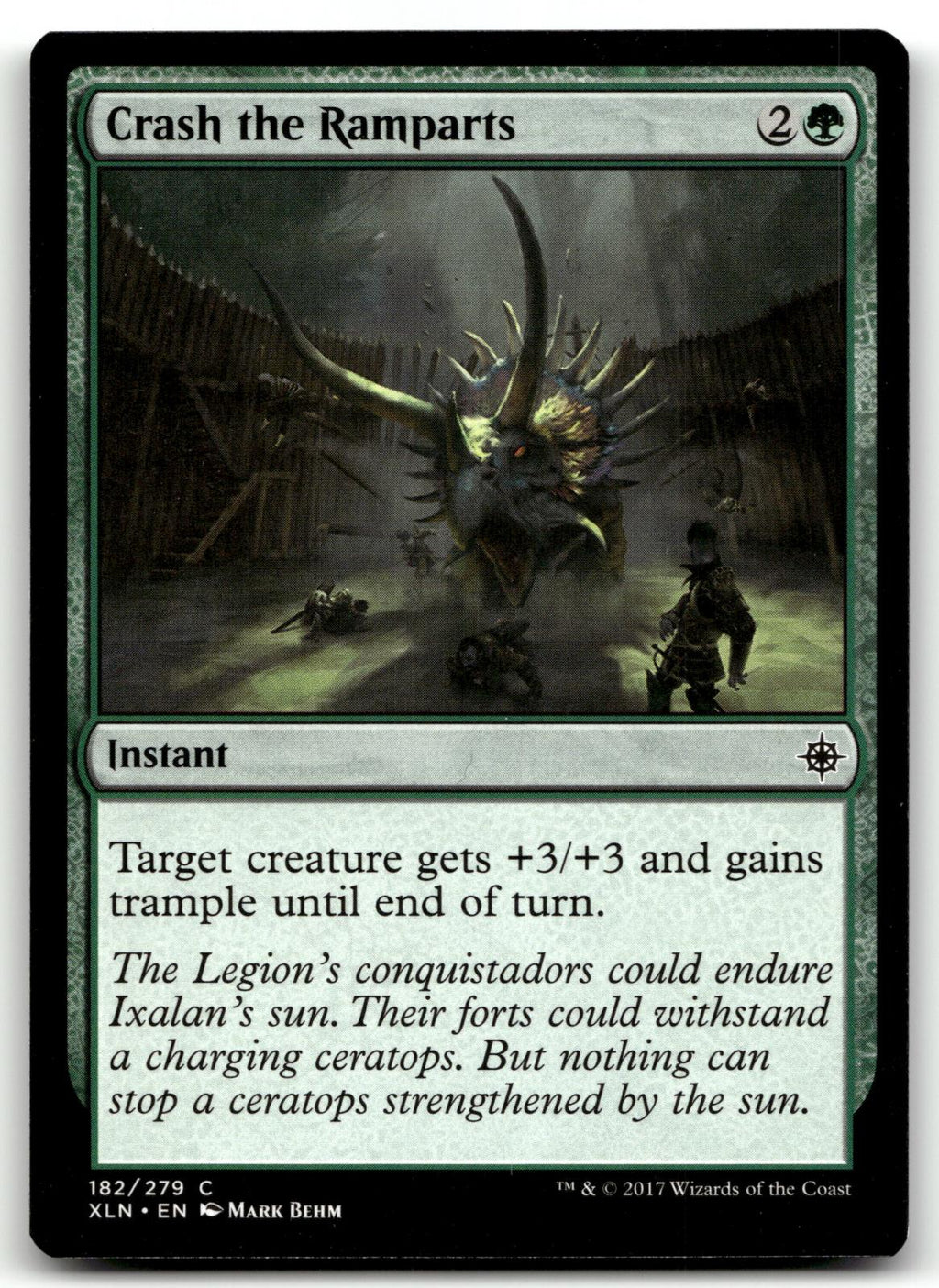 Crash the Ramparts 182 Common Ixalan Magic: The Gathering Near Mint