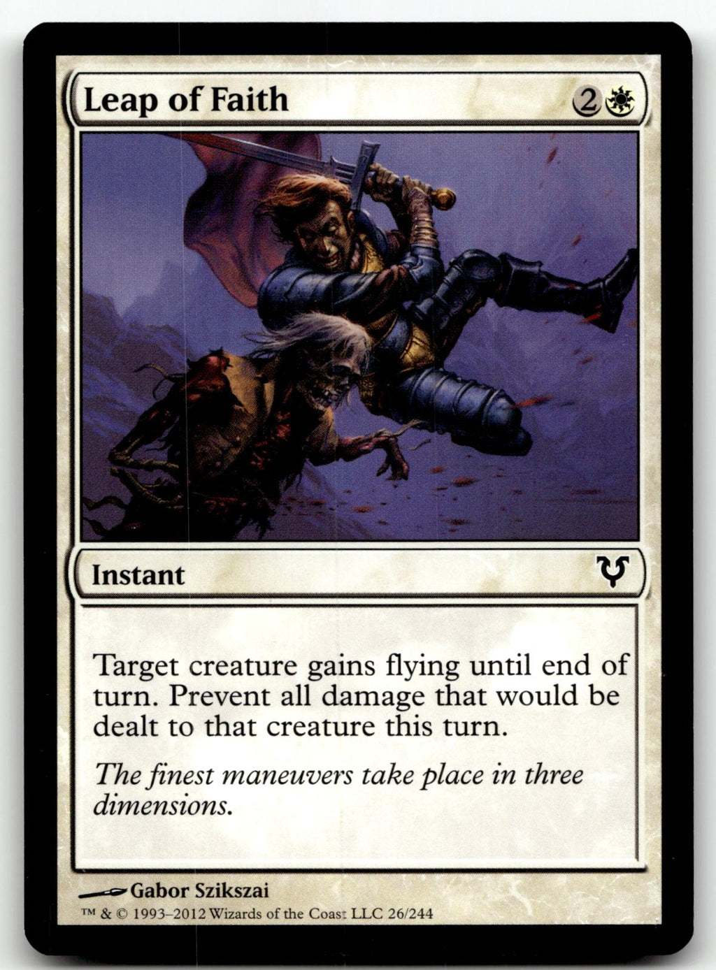 Leap of Faith 26 Common Avacyn Restored Magic: The Gathering Near Mint
