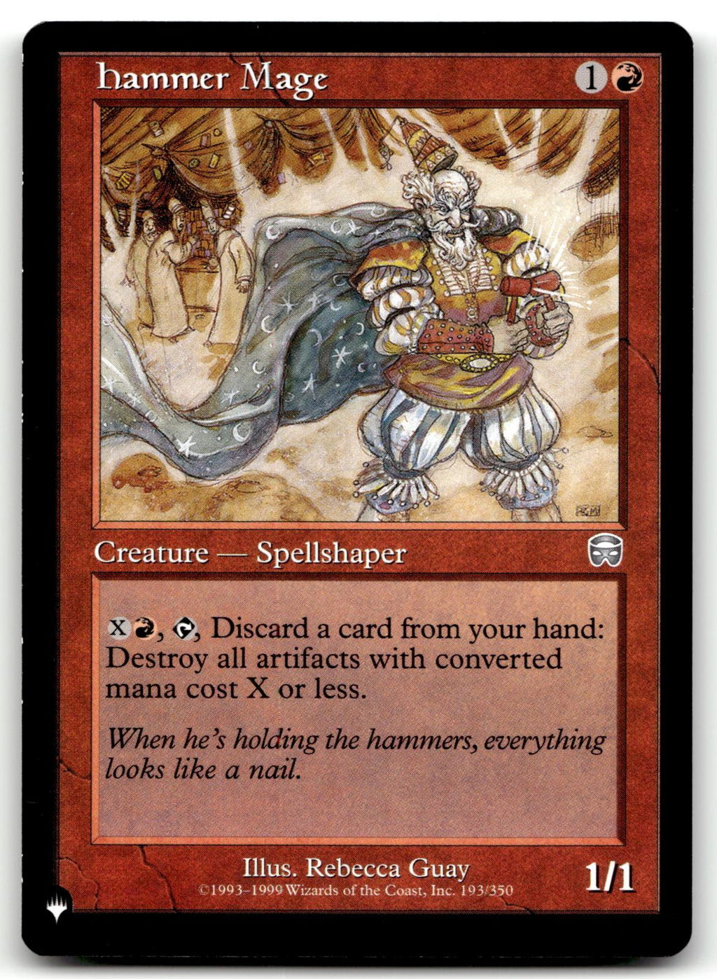 Hammer Mage 193/350 Uncommon The List Reprints Magic: The Gathering Near Mint