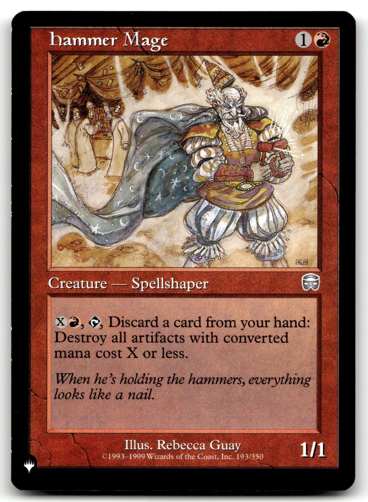 Hammer Mage 193/350 Uncommon The List Reprints Magic: The Gathering Near Mint