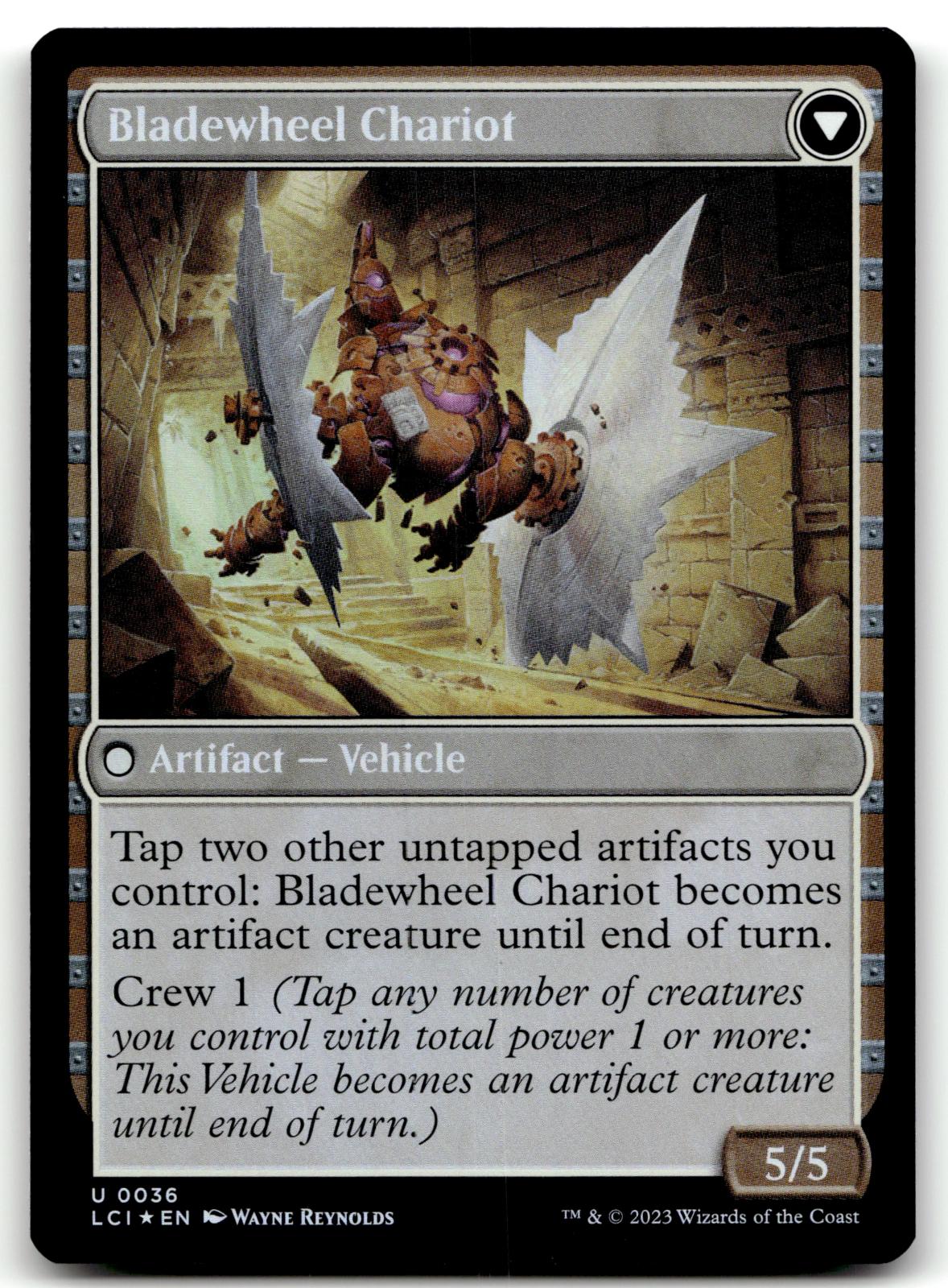 Bladewell Chariot // Spring-Loaded Sawblades 36 The Lost Caverns of Ixalan Magic: The Gathering Foil NM