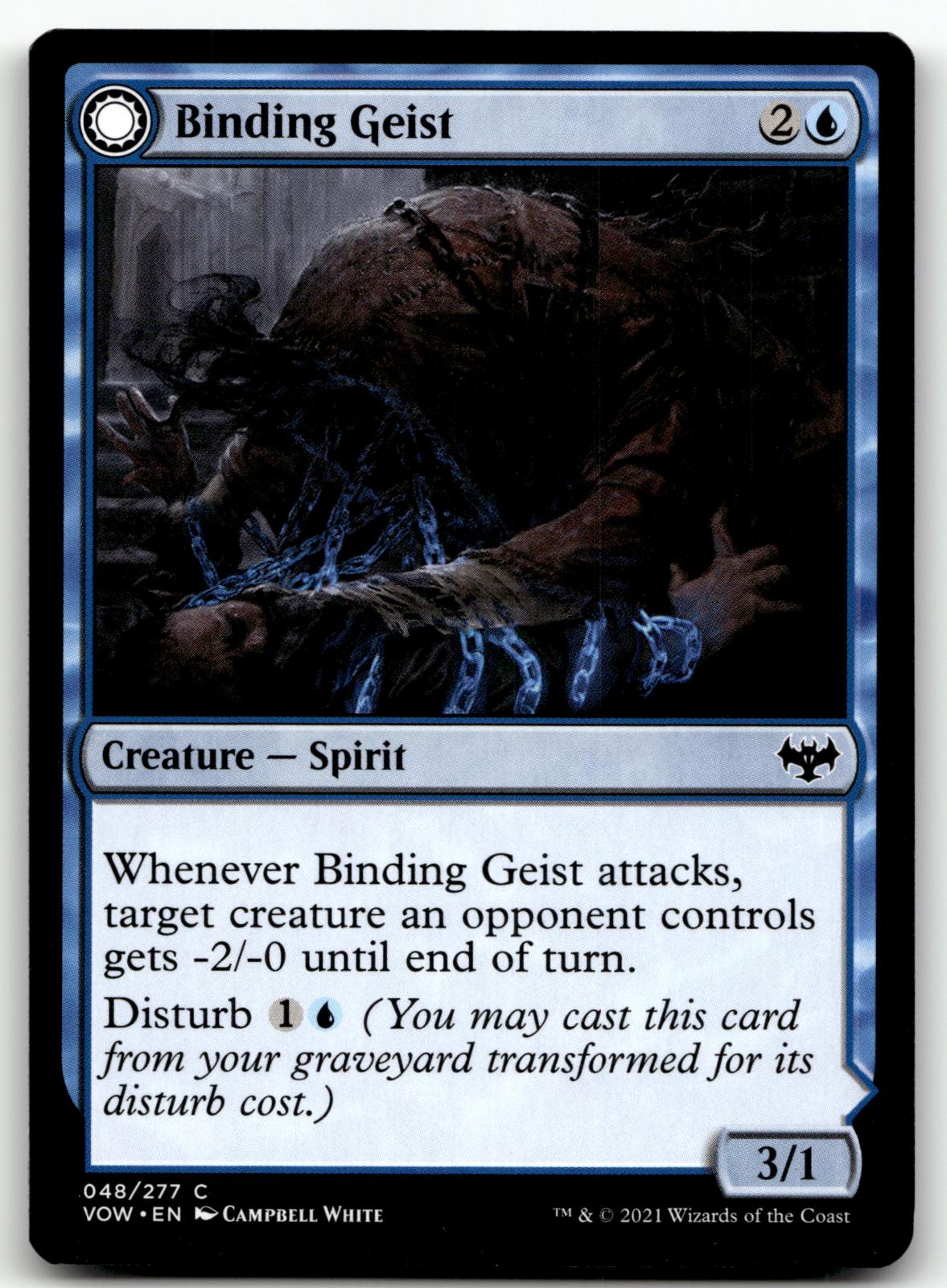 Binding Geist 48 Common Innistrad: Crimson Vow Magic: The Gathering Near Mint