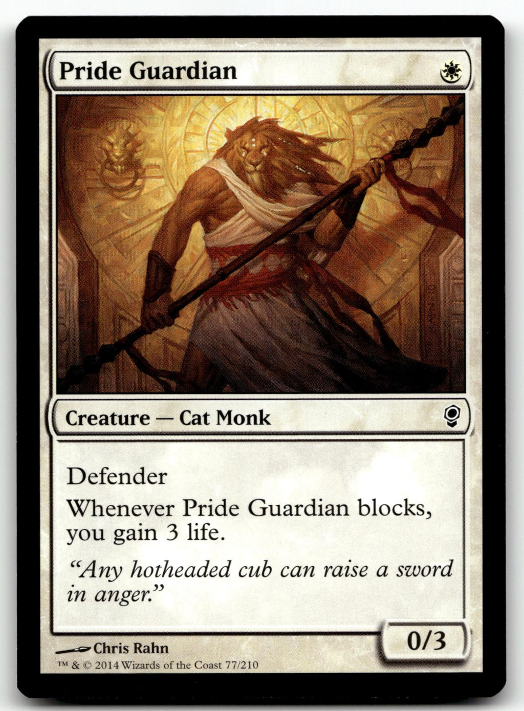 Pride Guardian 77 Common Conspiracy Magic: The Gathering Near Mint