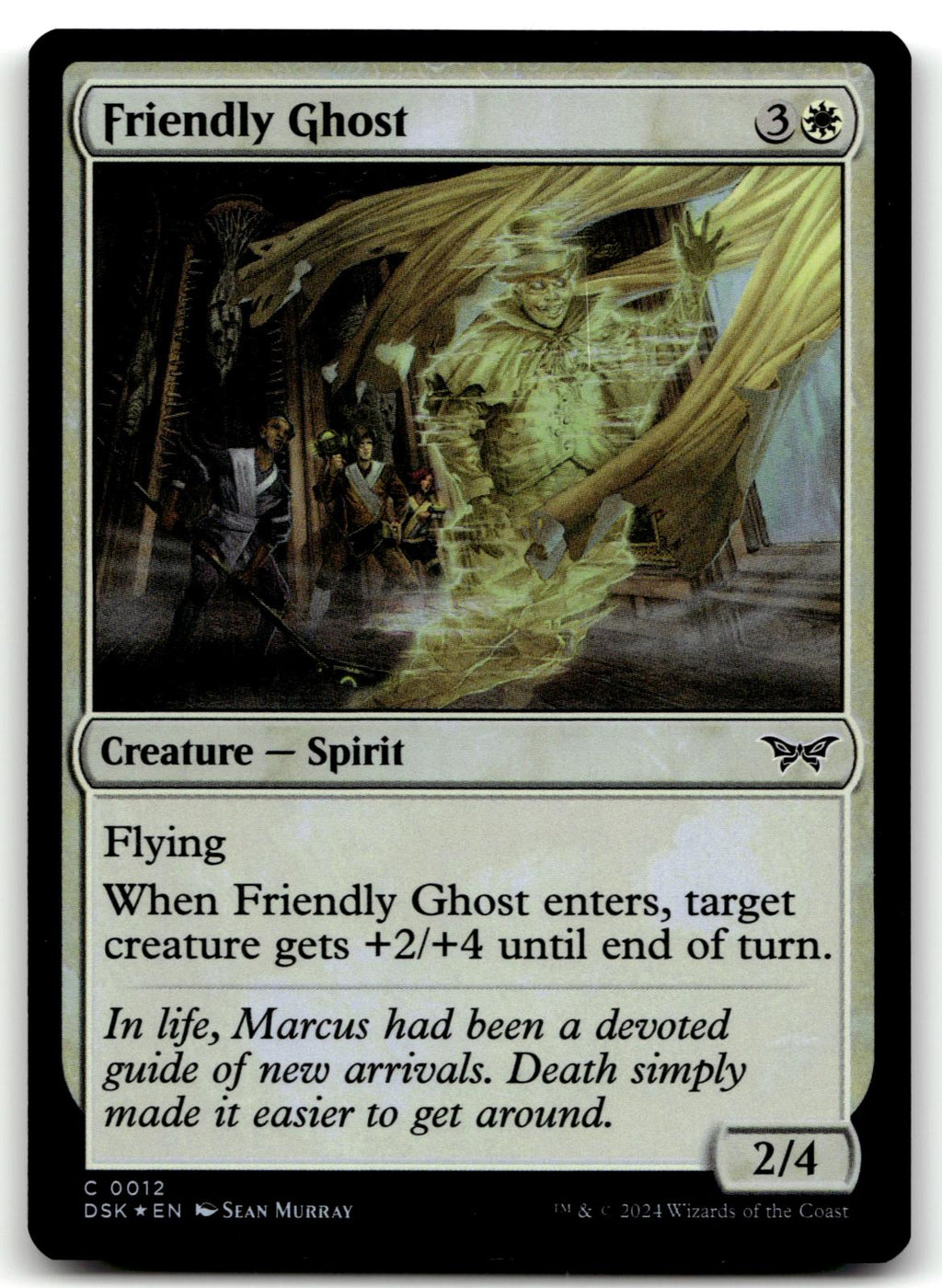 Friendly Ghost 12 Common Duskmourn: House of Horror Magic: The Gathering Foil NM