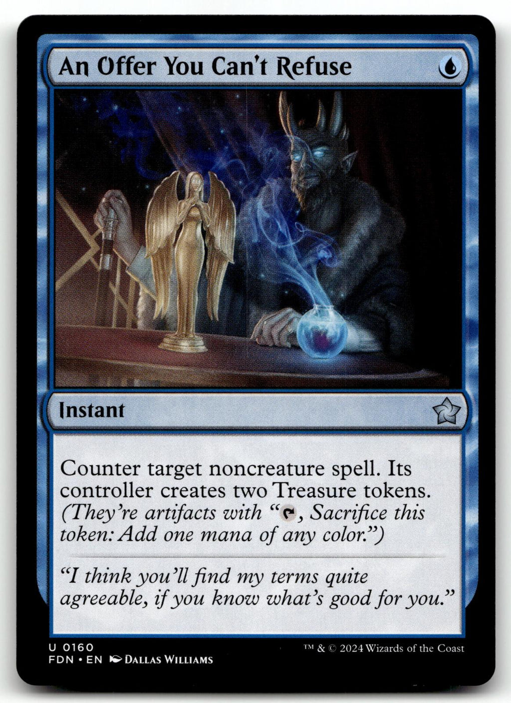 An Offer You Can't Refuse 160 Uncommon Foundations Magic: The Gathering NM