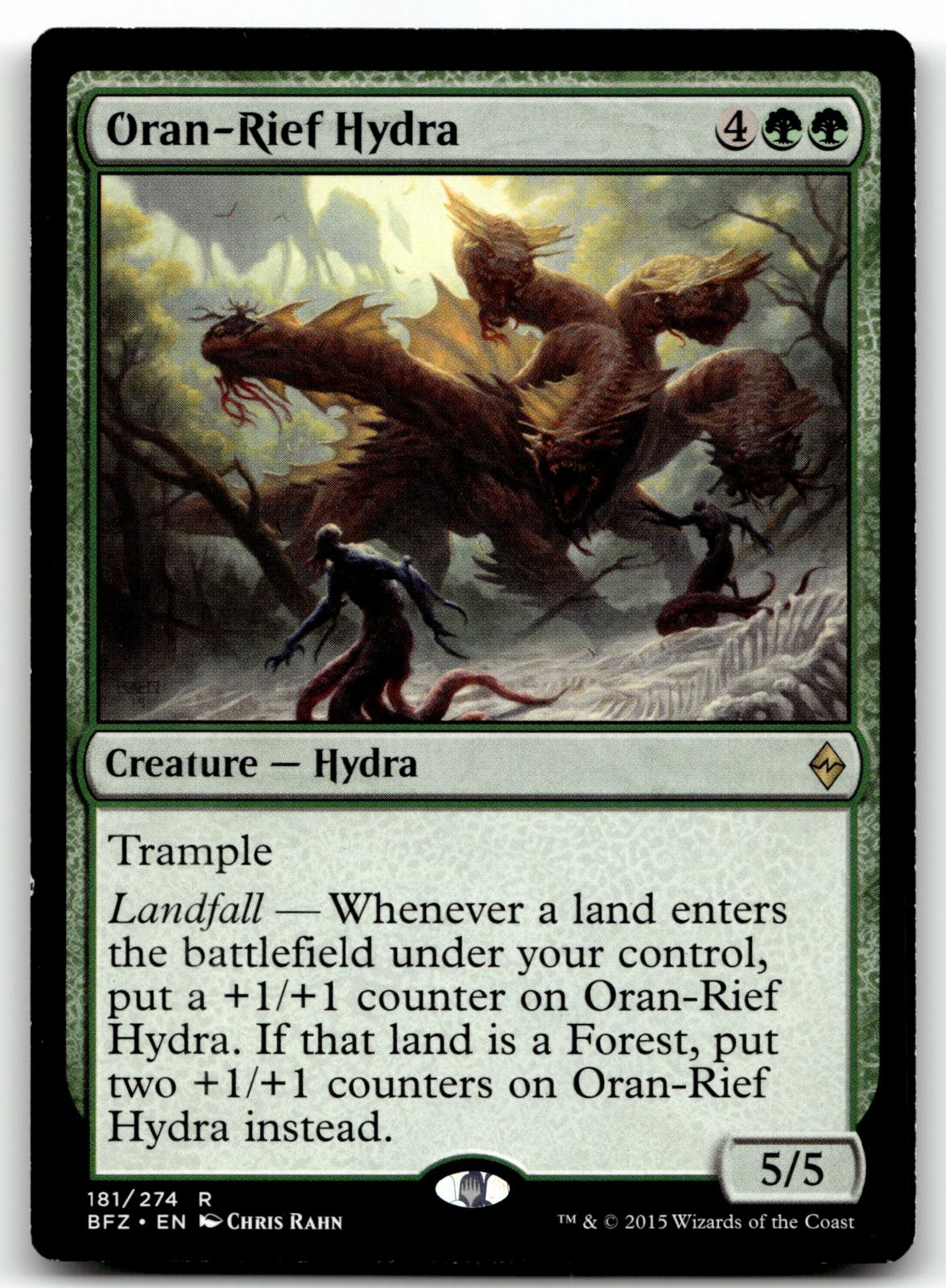 Oran-Rief Hydra 181 Rare Battle for Zendikar Magic: The Gathering Near Mint