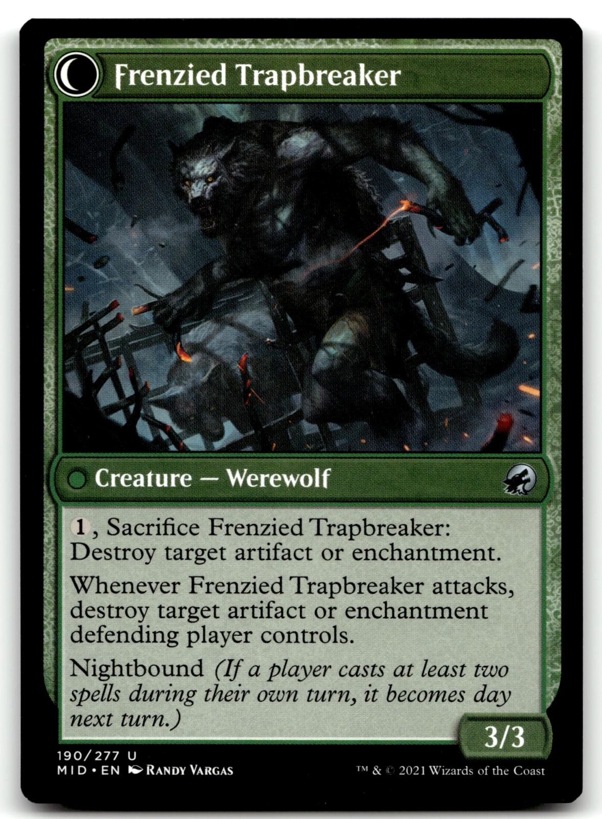 Outland Liberator 190 Uncommon Innistrad: Midnight Hunt Magic: The Gathering NM