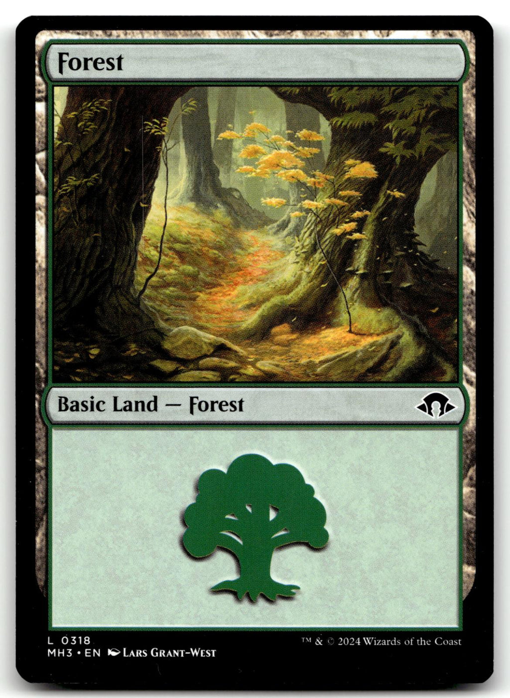 Forest (0318) 318 Land Modern Horizons 3 Magic: The Gathering Near Mint