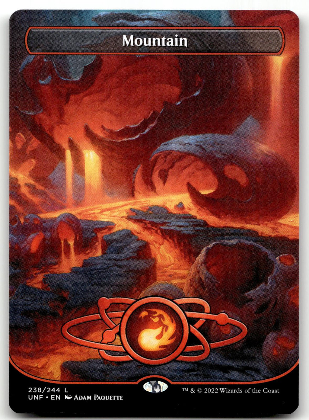 Mountain (238) (Borderless) 238 Land Unfinity Magic: The Gathering Near Mint