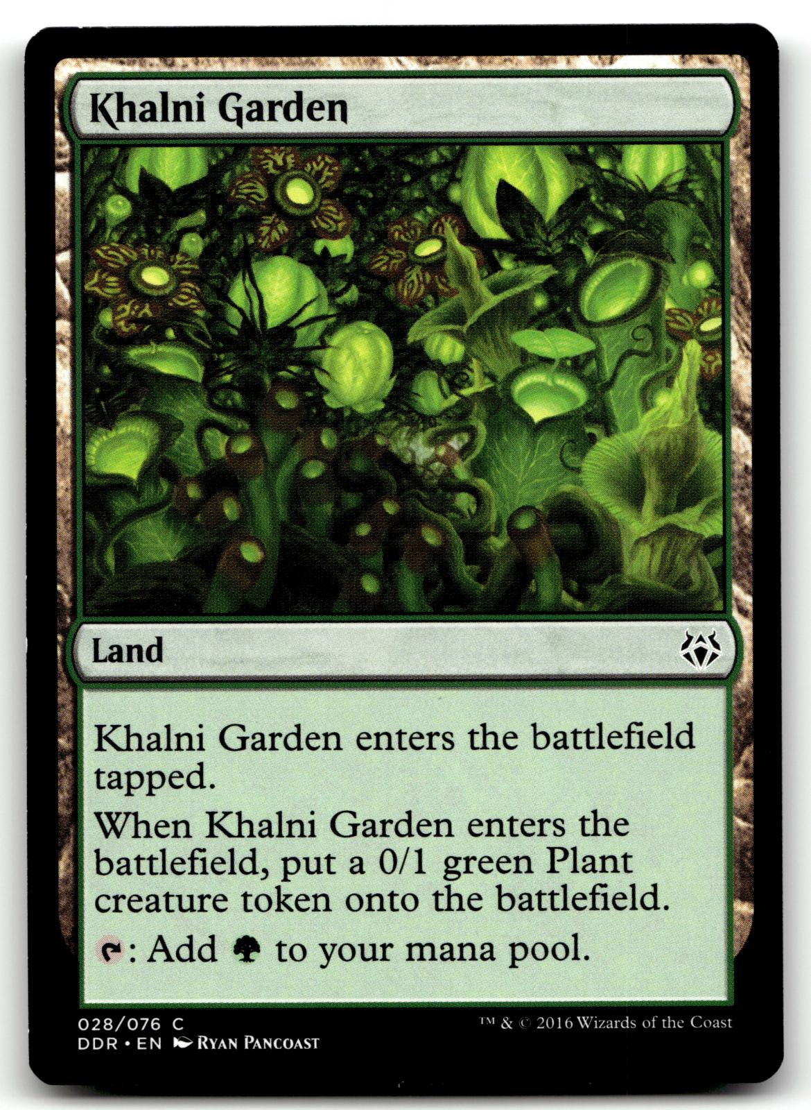 Khalni Garden 28 Common Duel Decks: Nissa vs. Ob Nixilis Magic: The Gathering NM