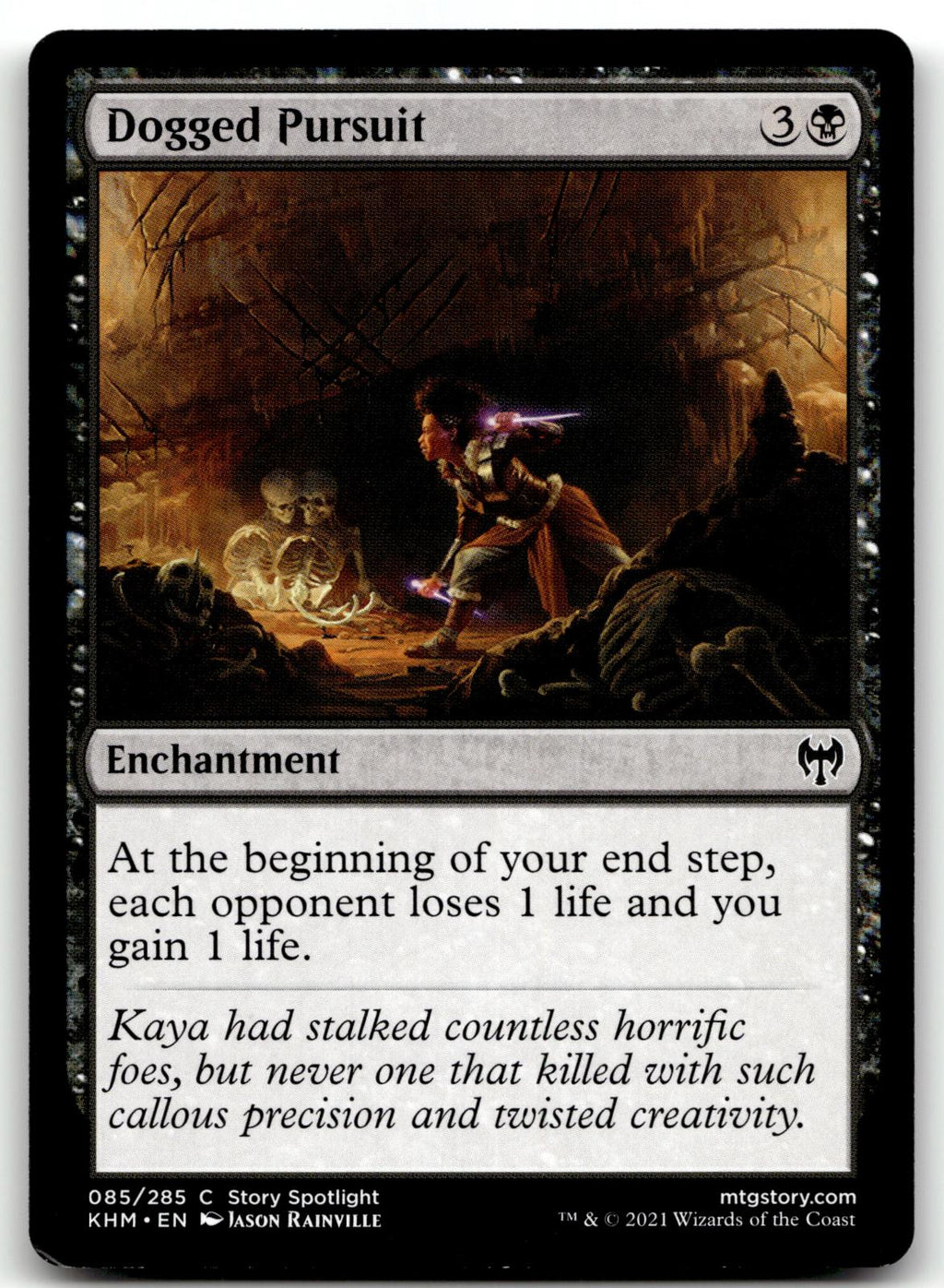 Dogged Pursuit 85 Common Kaldheim Magic: The Gathering Near Mint