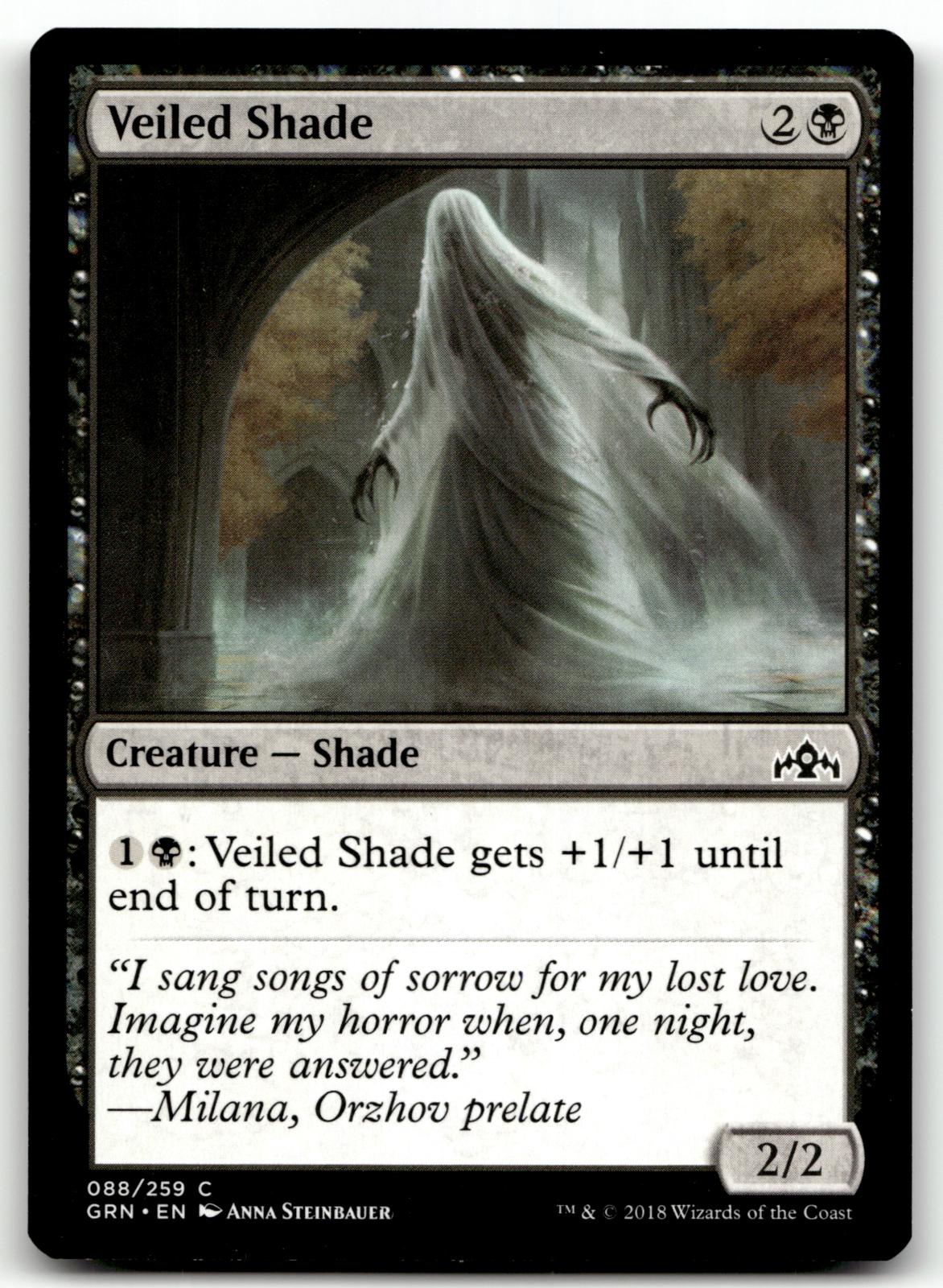 Veiled Shade 88 Common Guilds of Ravnica Magic: The Gathering Near Mint