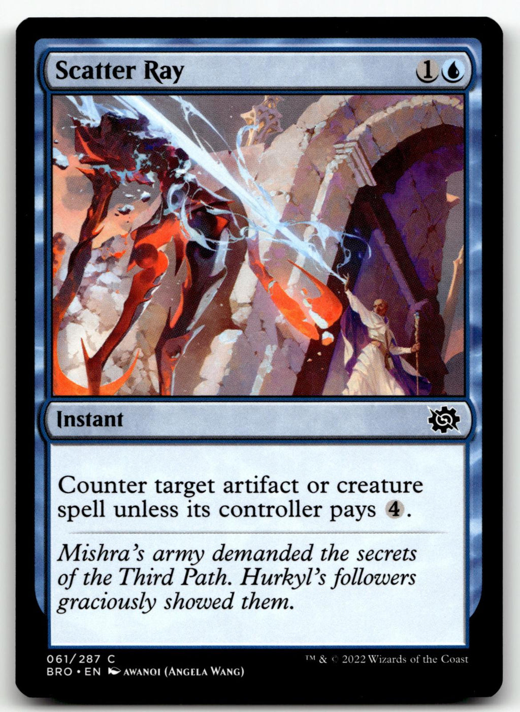 Scatter Ray 61 Common The Brothers' War Magic: The Gathering Near Mint