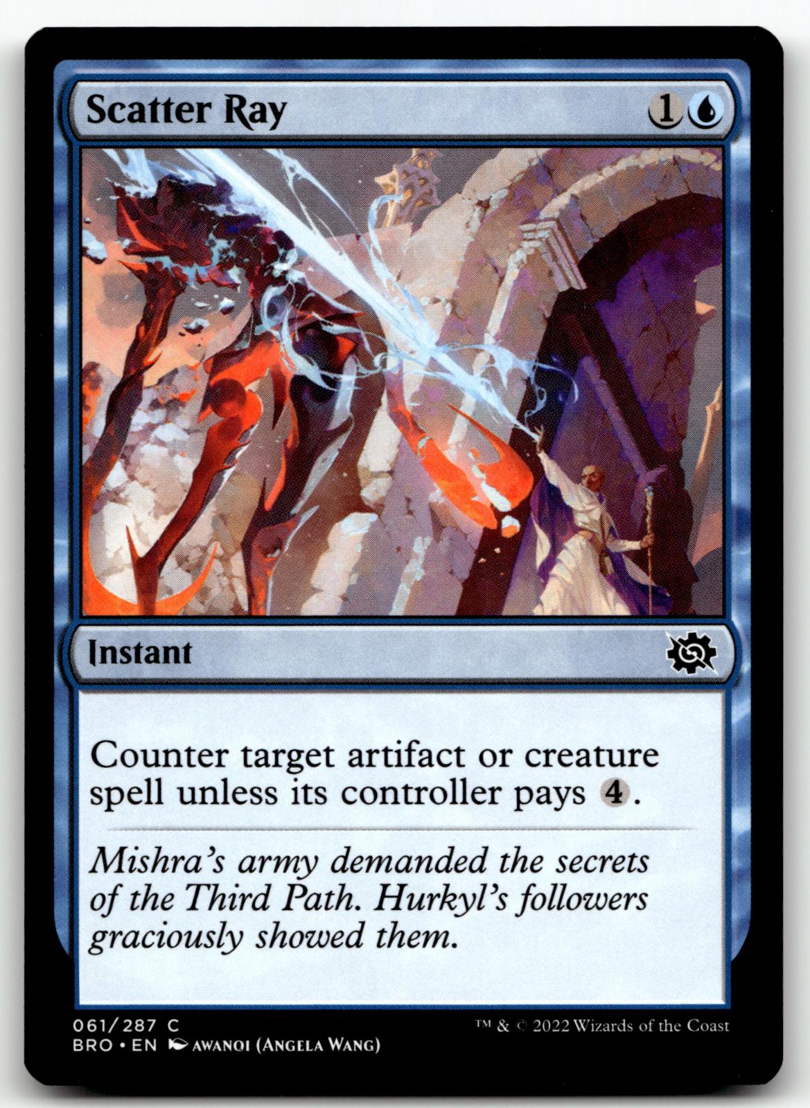 Scatter Ray 61 Common The Brothers' War Magic: The Gathering Near Mint