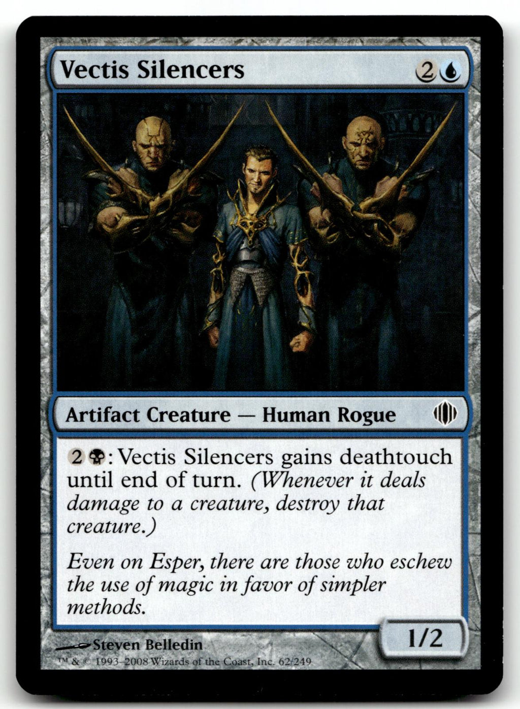 Vectis Silencers 62 Common Shards of Alara Magic: The Gathering Near Mint