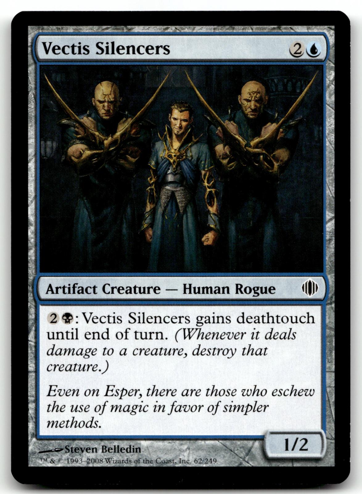 Vectis Silencers 62 Common Shards of Alara Magic: The Gathering Near Mint