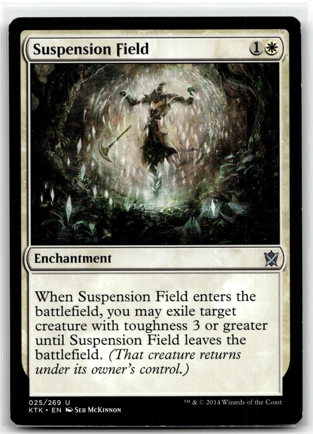 Suspension Field 25 Uncommon Khans of Tarkir Magic: The Gathering Near Mint