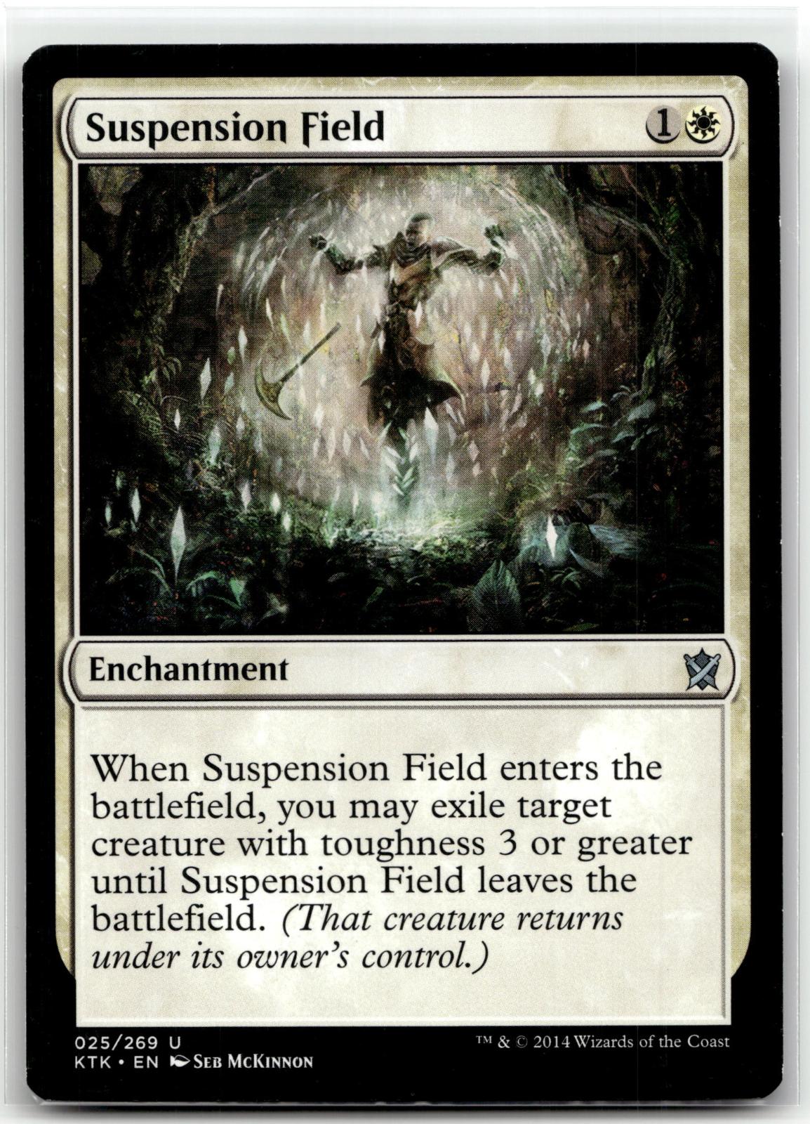 Suspension Field 25 Uncommon Khans of Tarkir Magic: The Gathering Near Mint