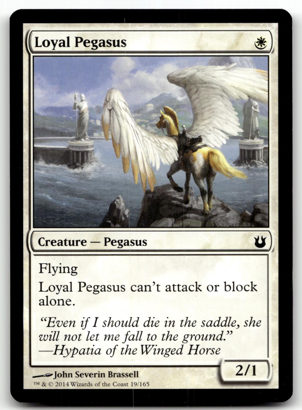 Loyal Pegasus 19 Common Born of the Gods Magic: The Gathering Near Mint