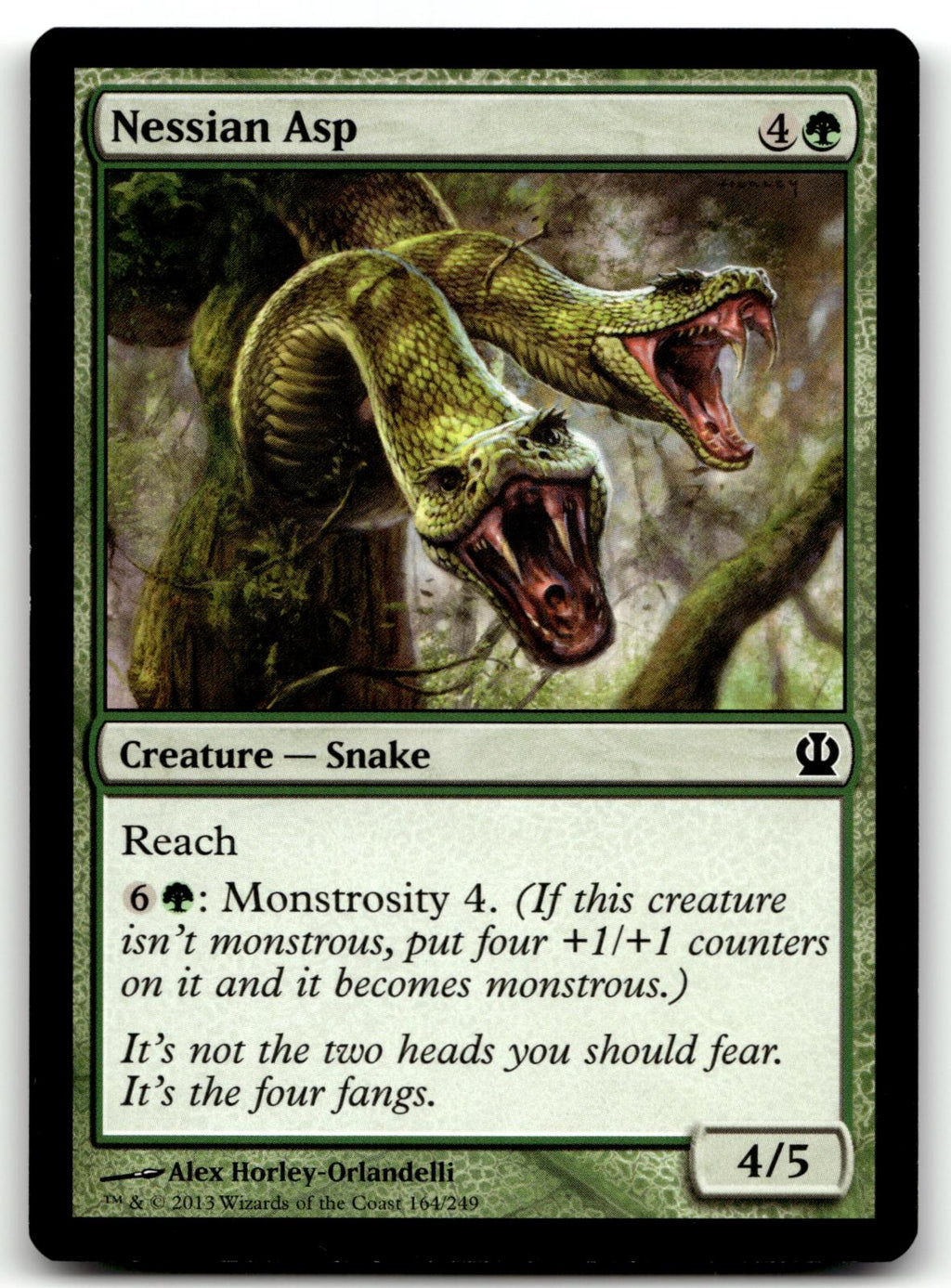 Nessian Asp 164 Common Theros Magic: The Gathering Near Mint