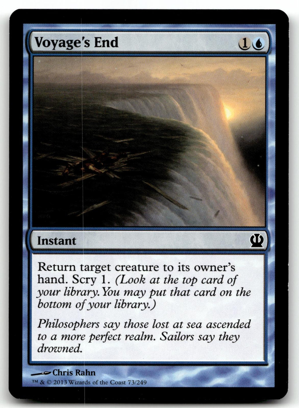 Voyage's End 73 Common Theros Magic: The Gathering Near Mint