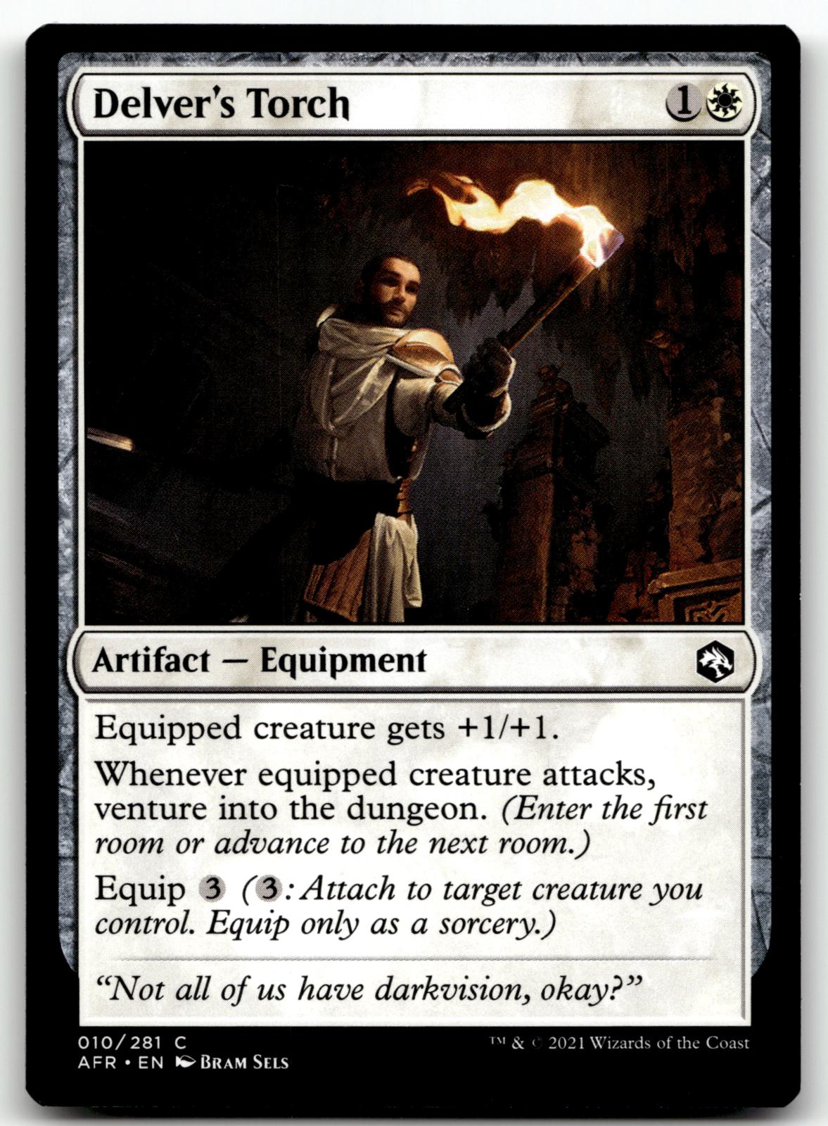 Delver's Torch 10 Adventures in the Forgotten Realms Magic: The Gathering NM