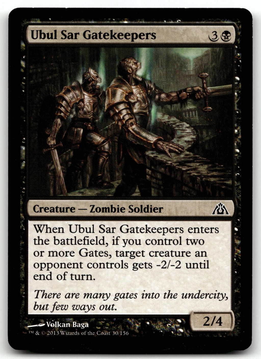 Ubul Sar Gatekeepers 30 Common Dragon's Maze Magic: The Gathering Near Mint