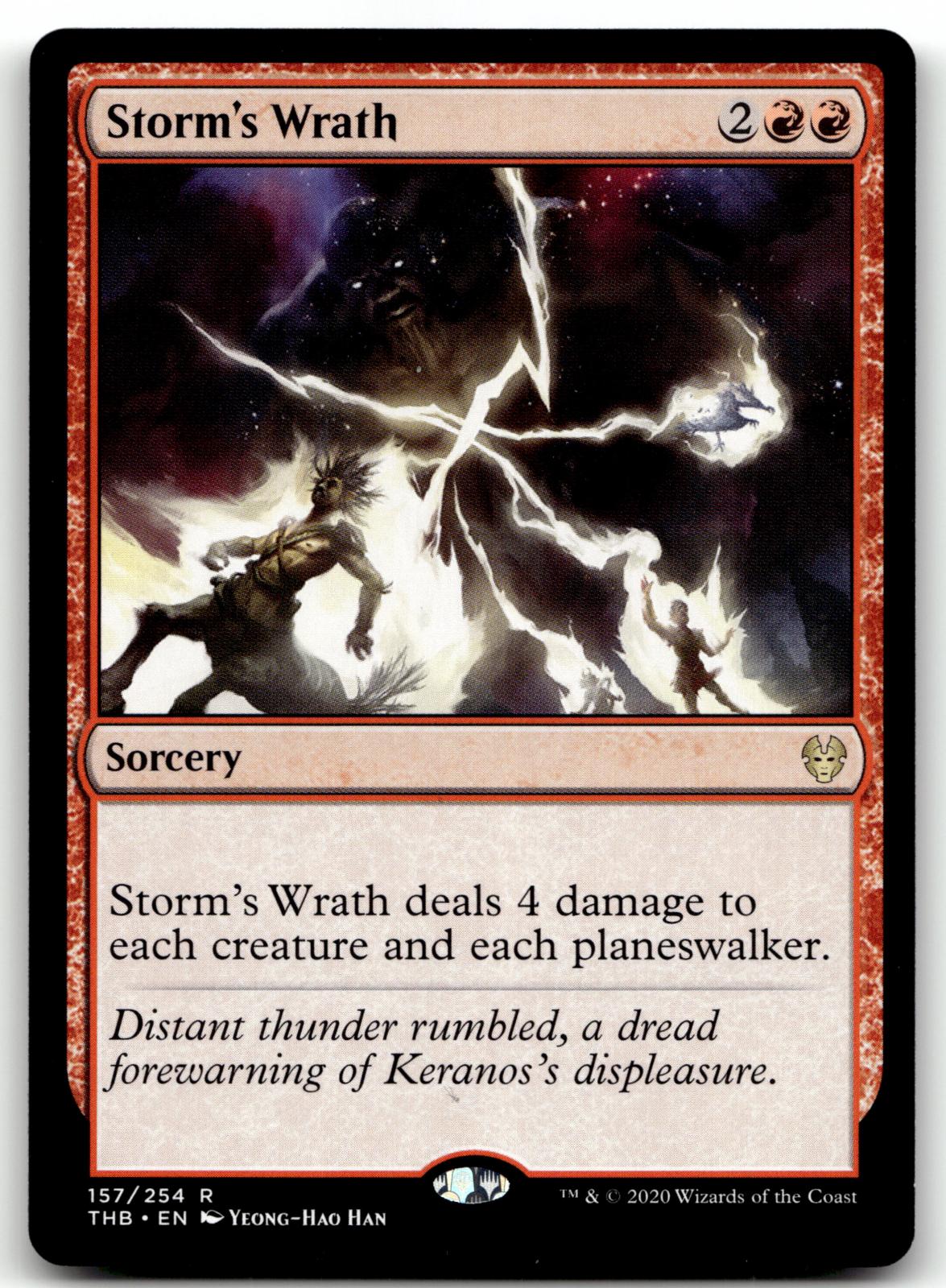 Storm's Wrath 157 Rare Theros Beyond Death Magic: The Gathering Near Mint