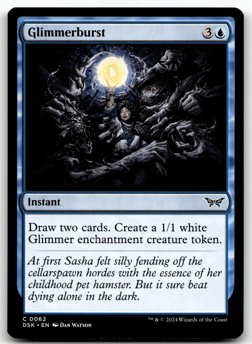 Glimmerburst 62 Common Duskmourn: House of Horror Magic: The Gathering Near Mint