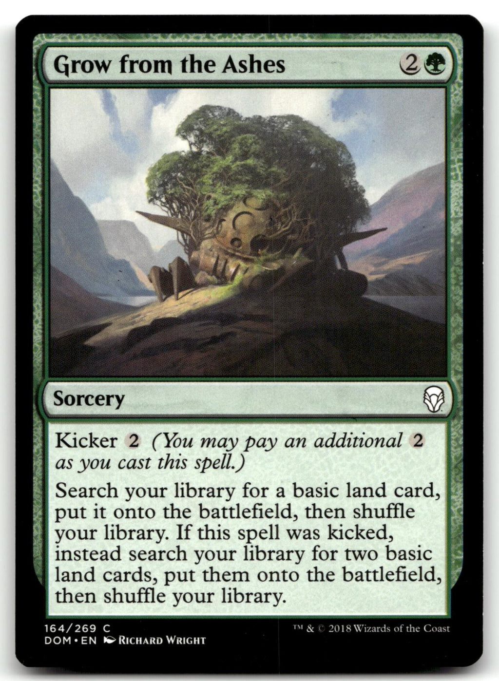 Grow from the Ashes 164 Common Dominaria Magic: The Gathering Near Mint
