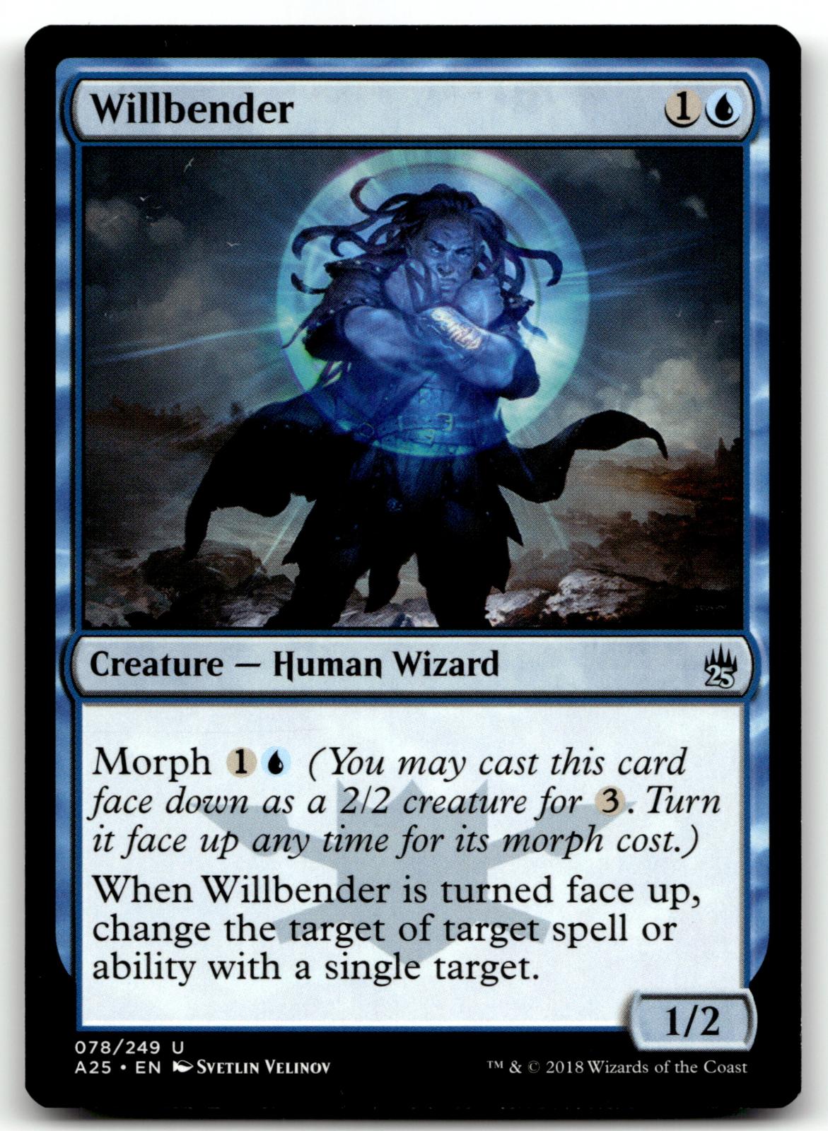 Willbender 78 Uncommon Masters 25 Magic: The Gathering Near Mint
