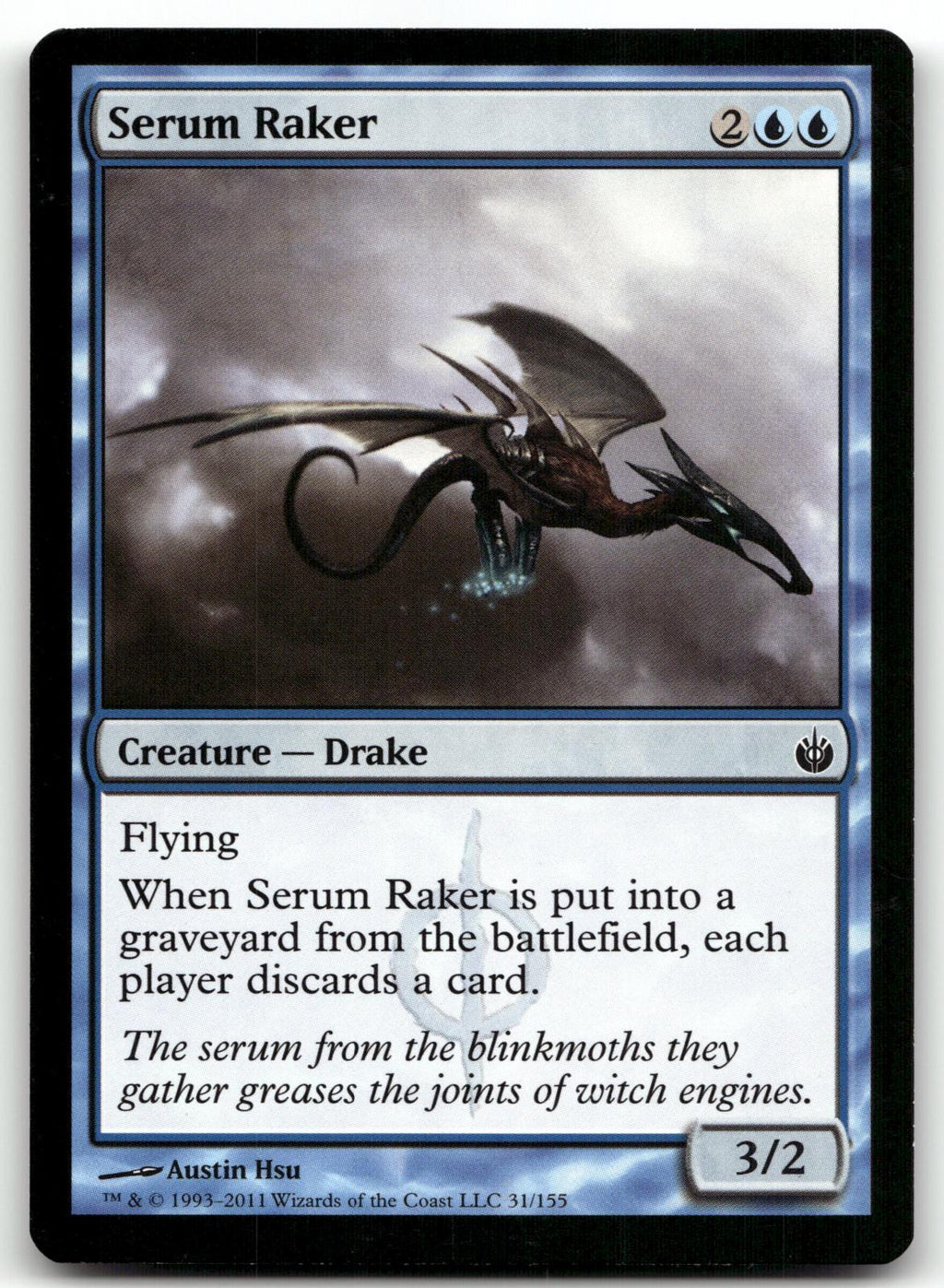 Serum Raker 31 Common Mirrodin Besieged Magic: The Gathering Near Mint