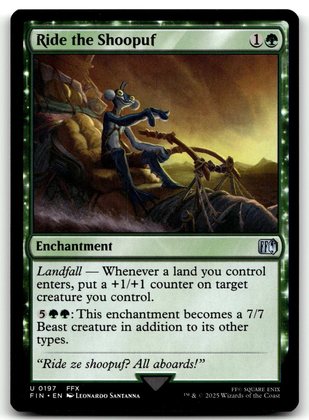 Ride the Shoopuf 197 Uncommon FINAL FANTASY Magic: The Gathering Near Mint