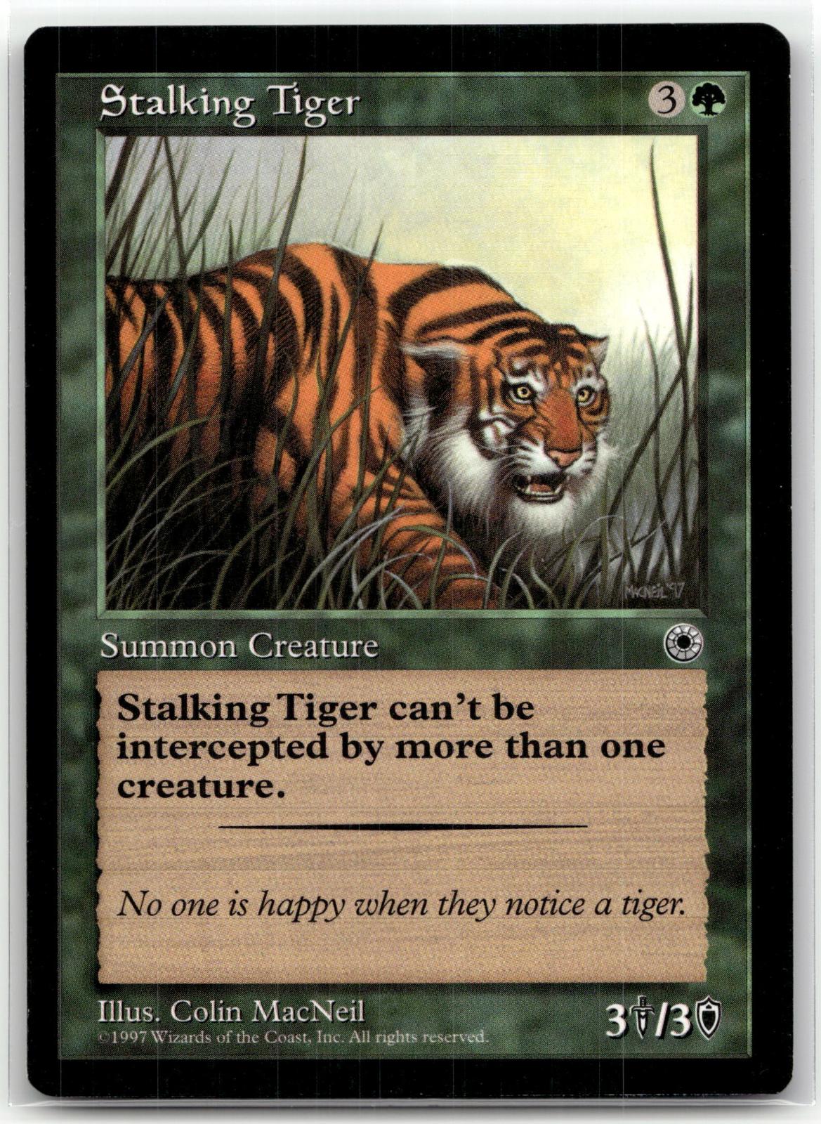 Stalking Tiger Common Portal Magic: The Gathering Near Mint