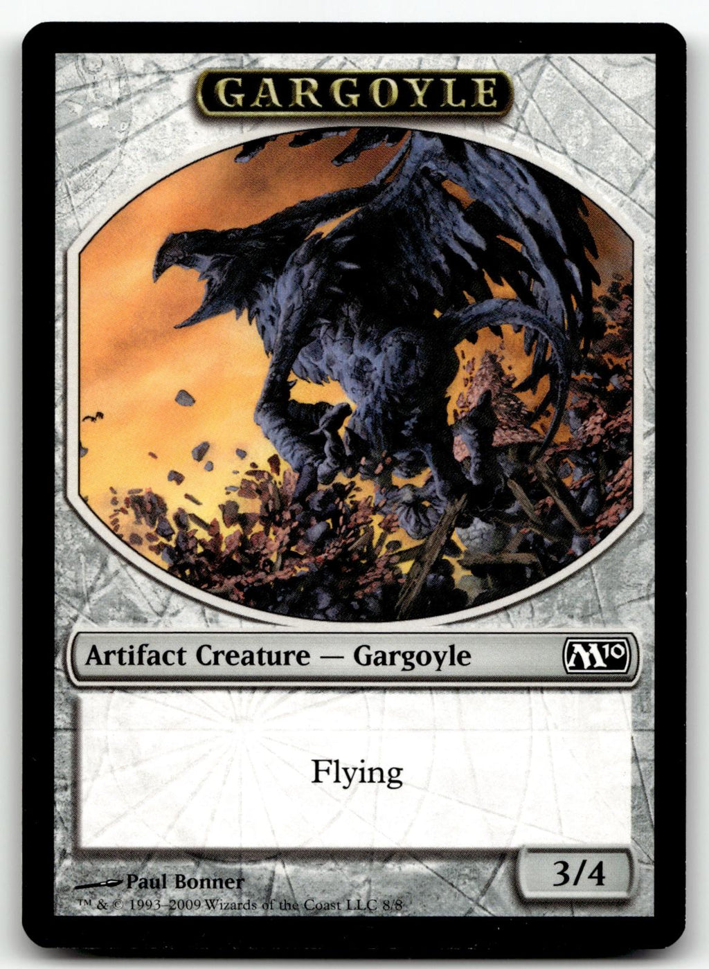 Gargoyle Token 8 Token Magic 2010 (M10) Magic: The Gathering Near Mint