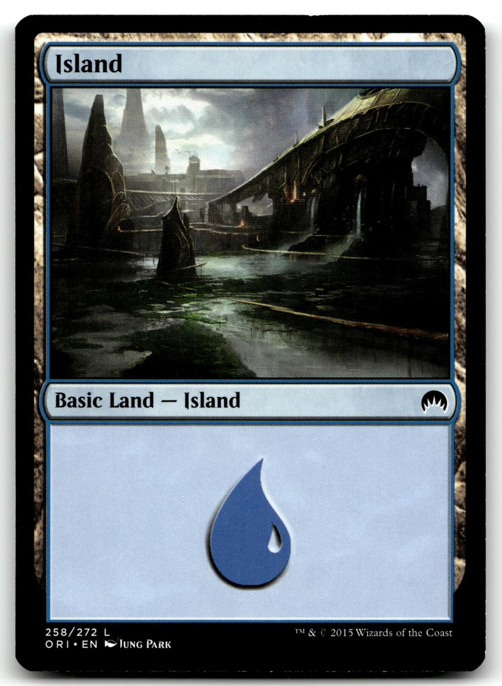 Island (258) 258 Land Magic Origins Magic: The Gathering Near Mint
