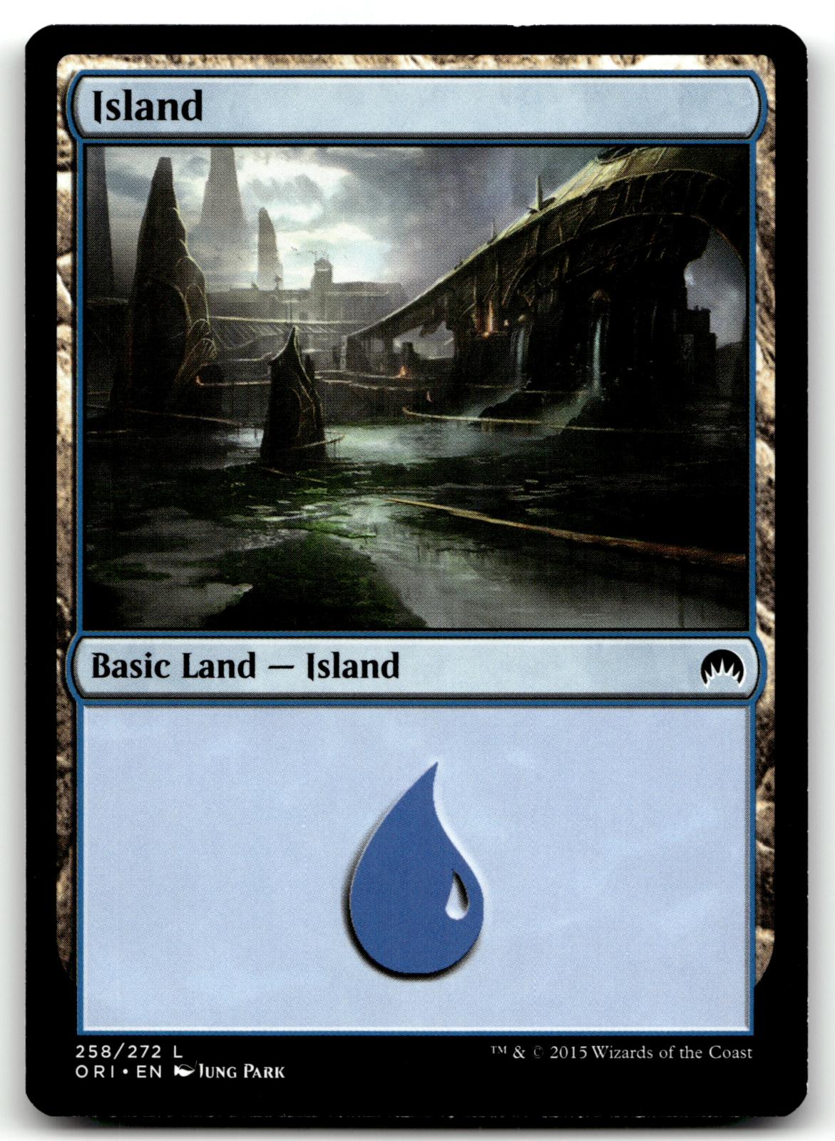 Island (258) 258 Land Magic Origins Magic: The Gathering Near Mint
