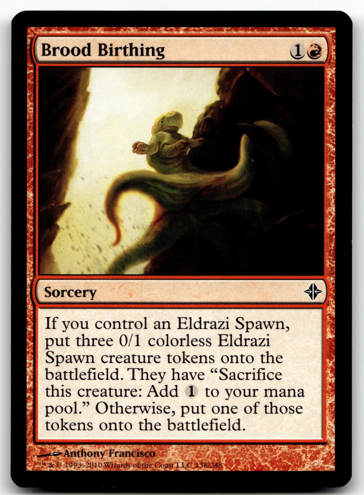 Brood Birthing 138 Common Rise of the Eldrazi Magic: The Gathering Near Mint