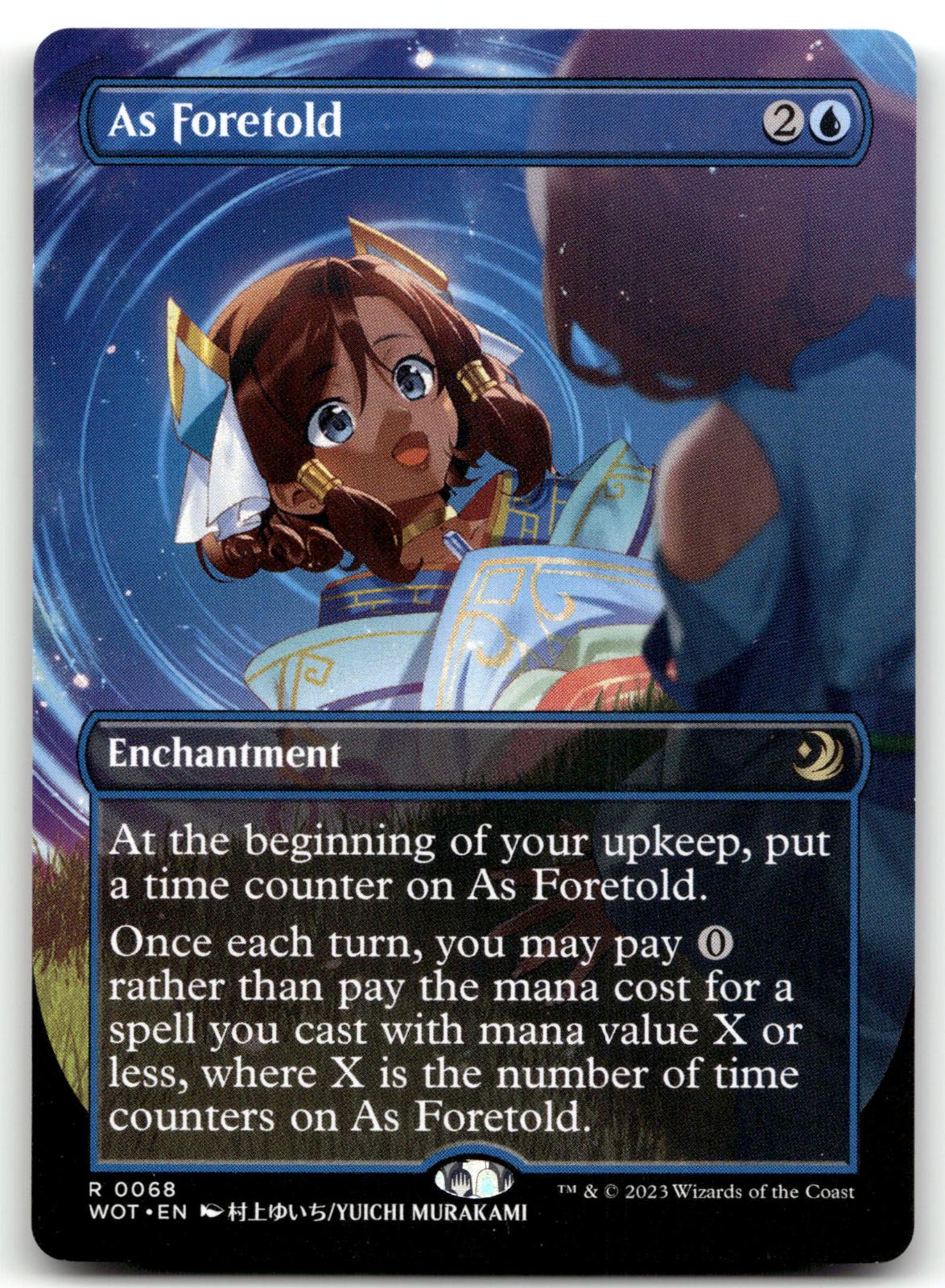 As Foretold (Anime Borderless) 68 Wilds of Eldraine: Enchanting Tales 