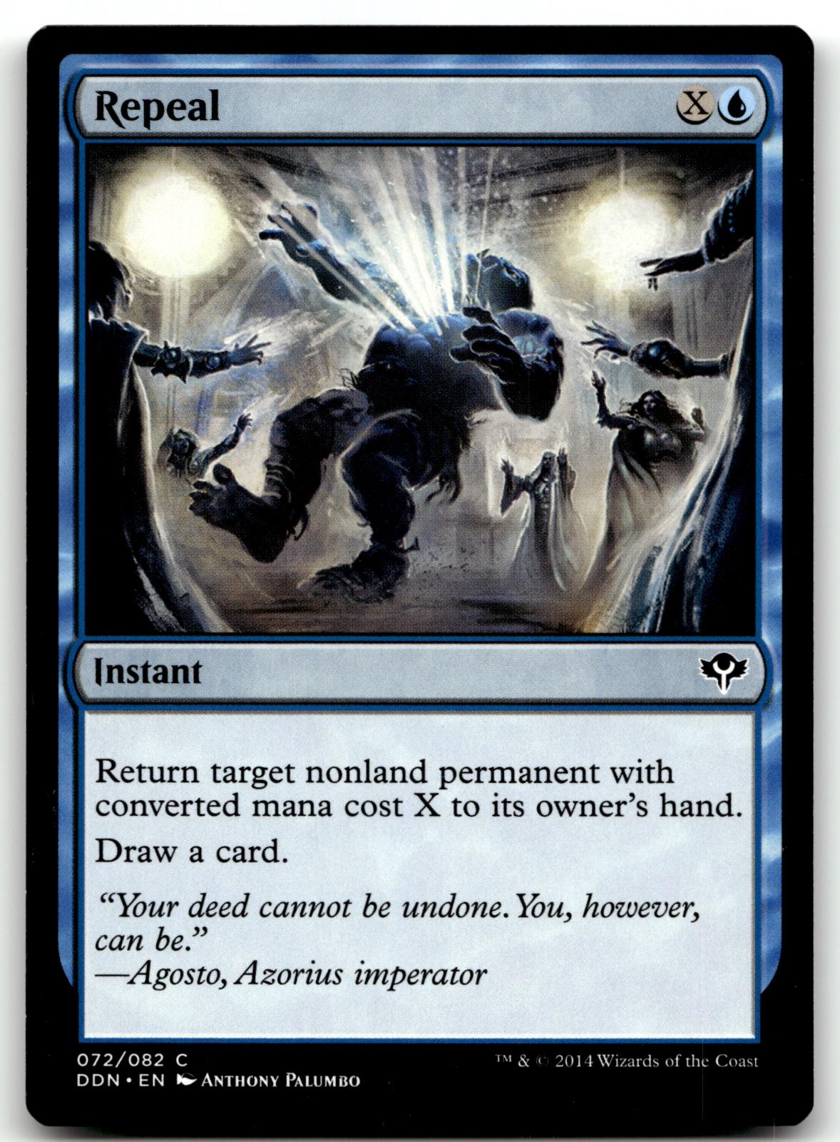 Repeal 72 Common Duel Decks: Speed vs. Cunning Magic: The Gathering Near Mint