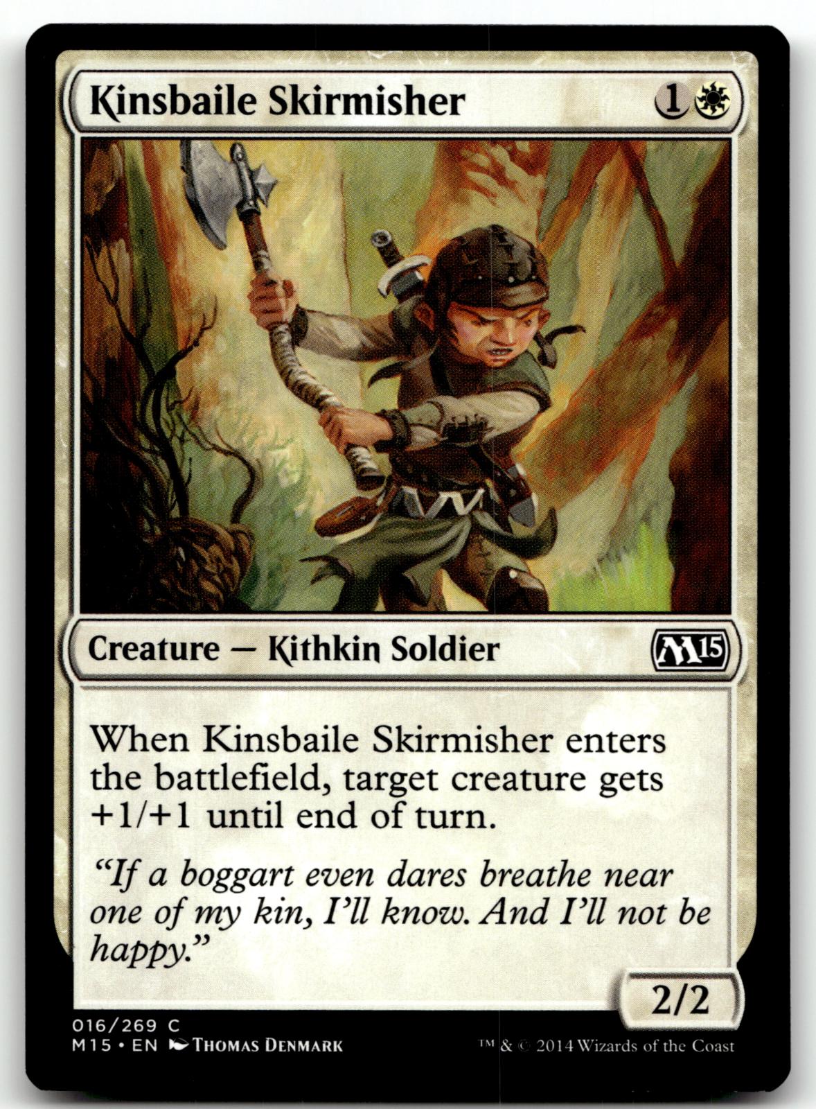 Kinsbaile Skirmisher 16 Common Magic 2015 (M15) Magic: The Gathering Near Mint