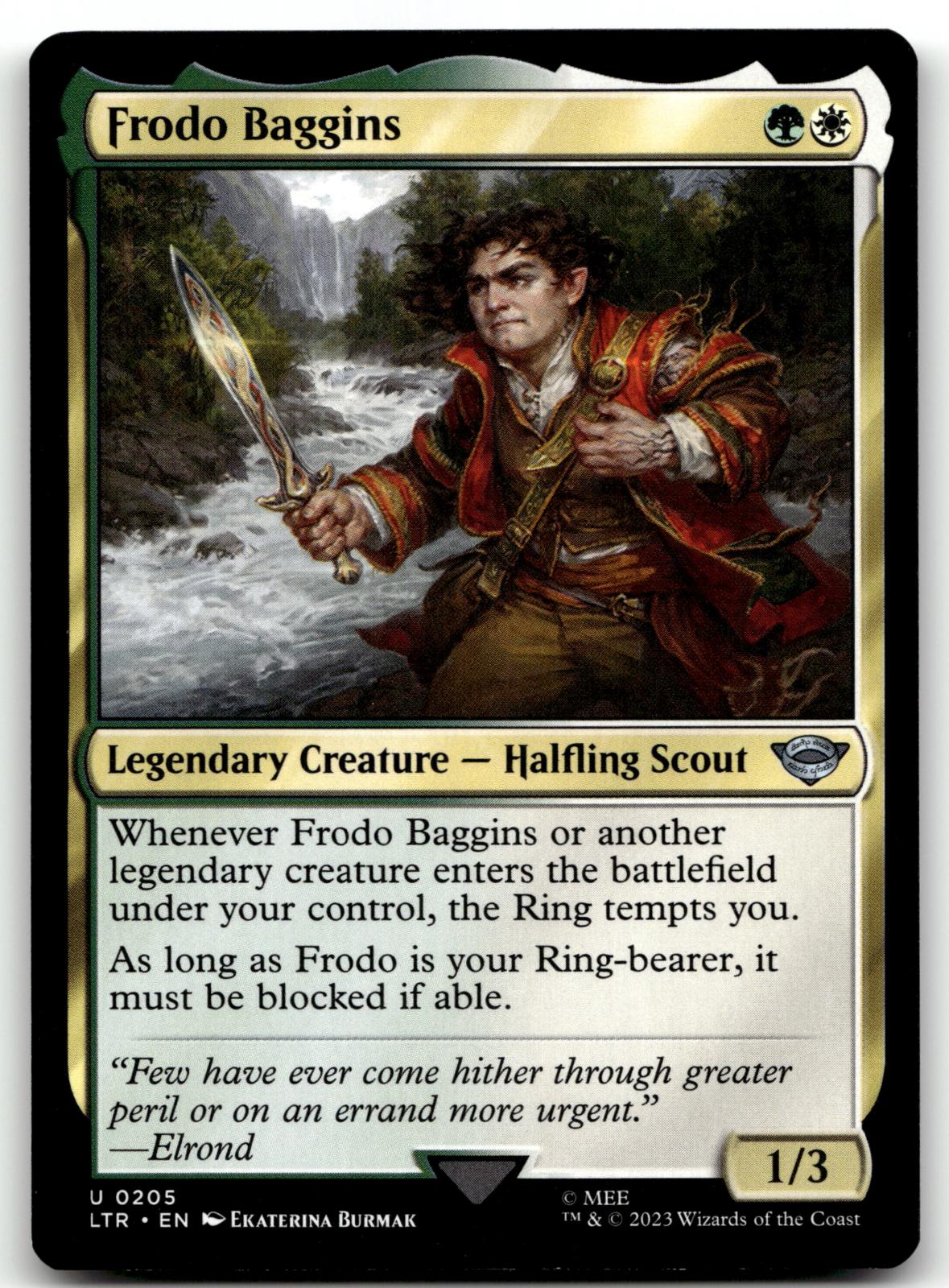 Frodo Baggins 205 Universes Beyond: The Lord of the Rings: