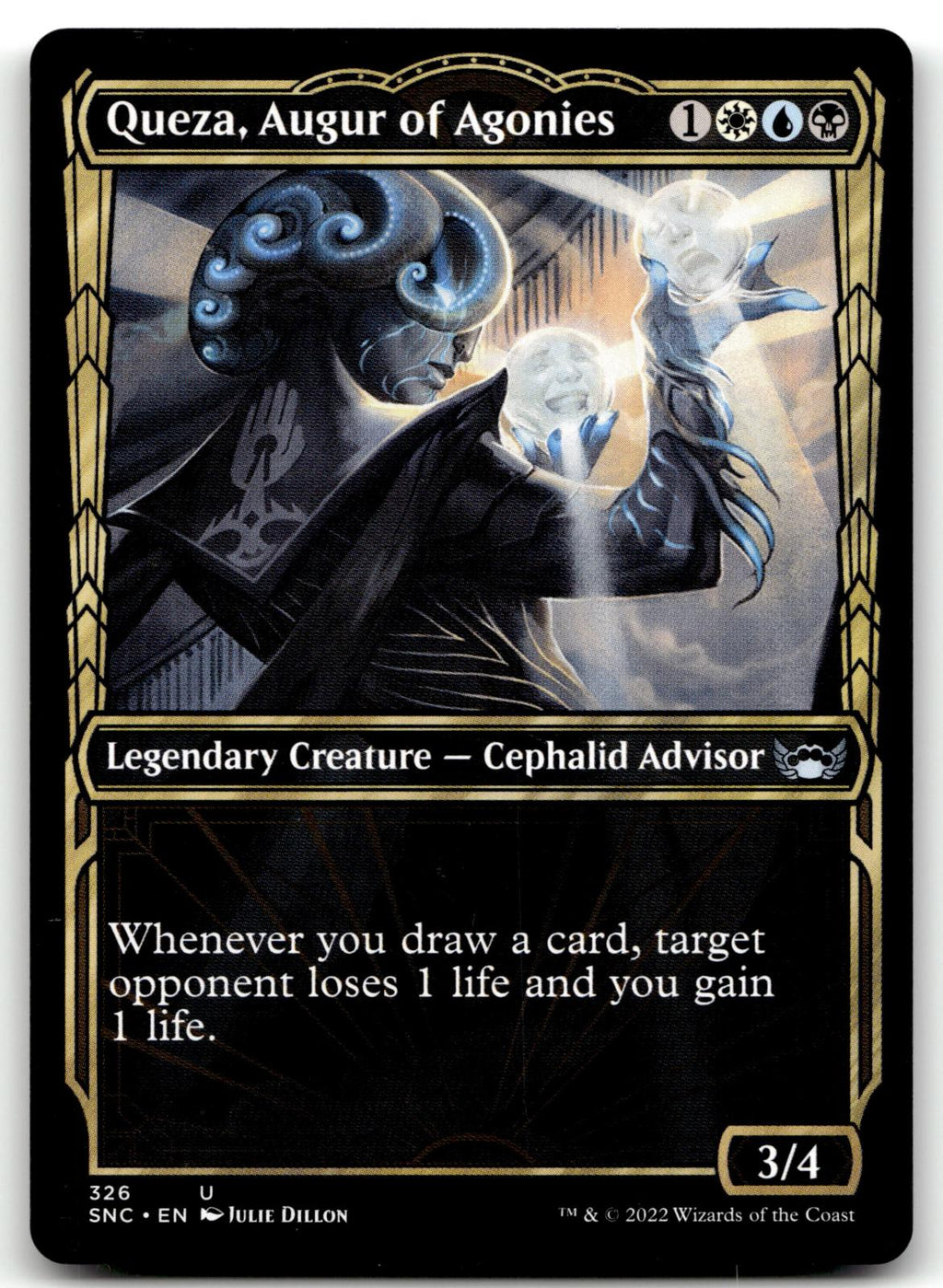 Queza, Augur of Agonies (Showcase) 326 Streets of New Capenna Magic: 
