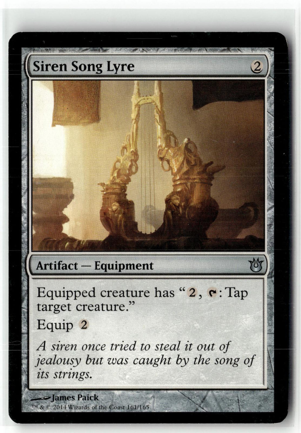 Siren Song Lyre 161 Uncommon Born of the Gods Magic: The Gathering Near Mint