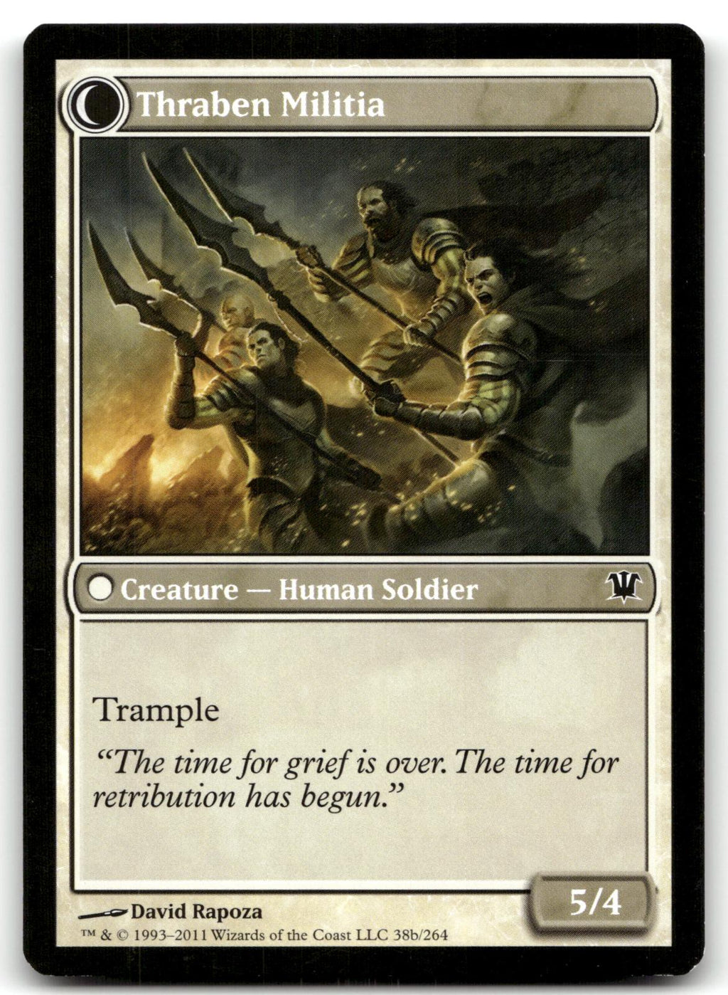 Thraben Sentry 38 Common Innistrad Magic: The Gathering Near Mint