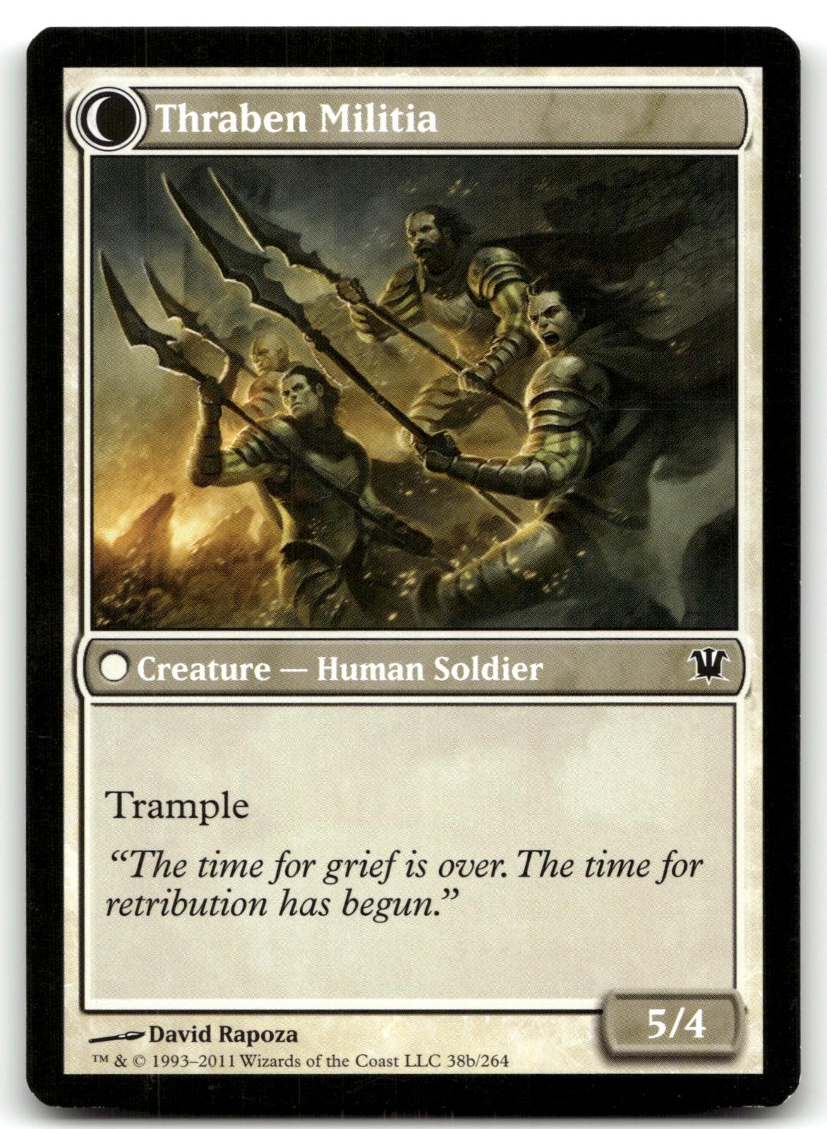 Thraben Sentry 38 Common Innistrad Magic: The Gathering Near Mint
