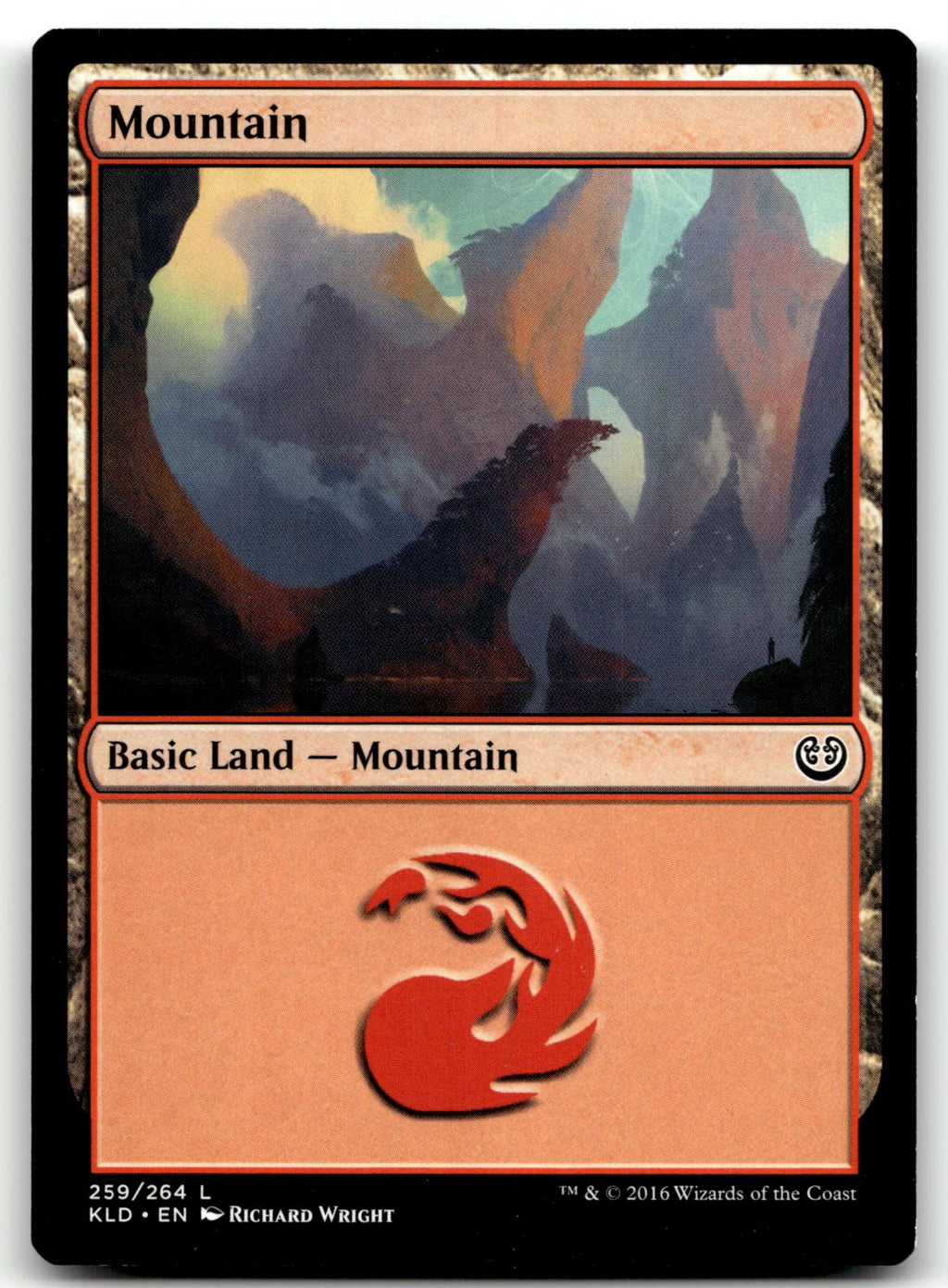 Mountain (259) 259 Land Kaladesh Magic: The Gathering Near Mint