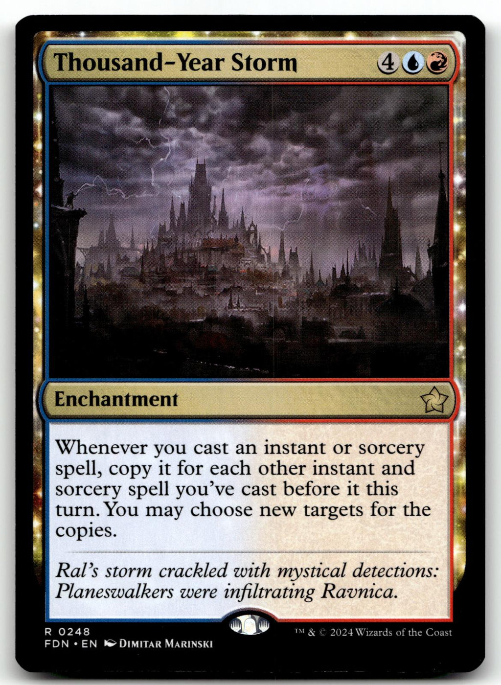 Thousand-Year Storm 248 Rare Foundations Magic: The Gathering Near Mint